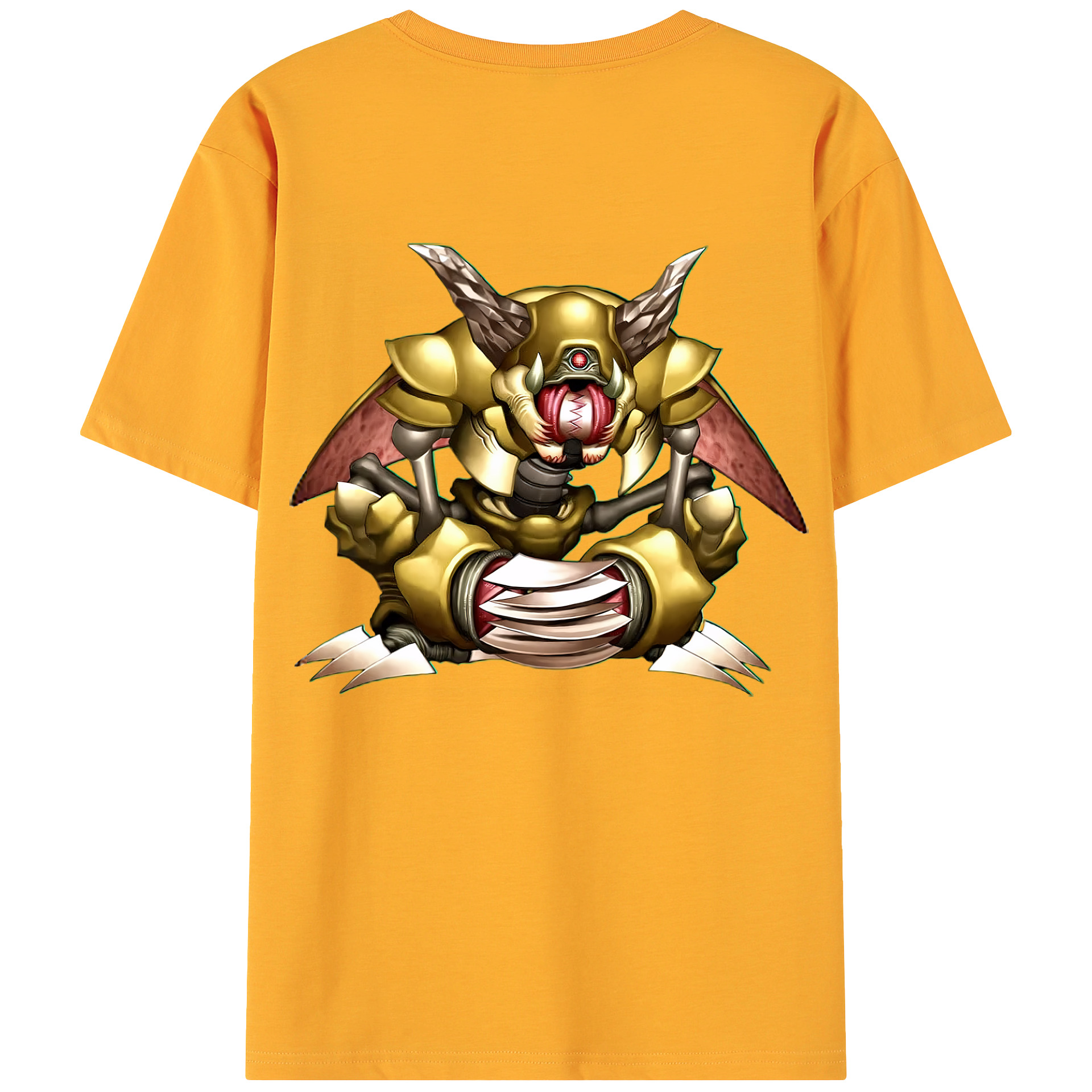 （画像用） 遊☆戯☆王 Yu-Gi-Oh! 綿100％ メンズ半袖Tシャツ（バックプリント） 通気性