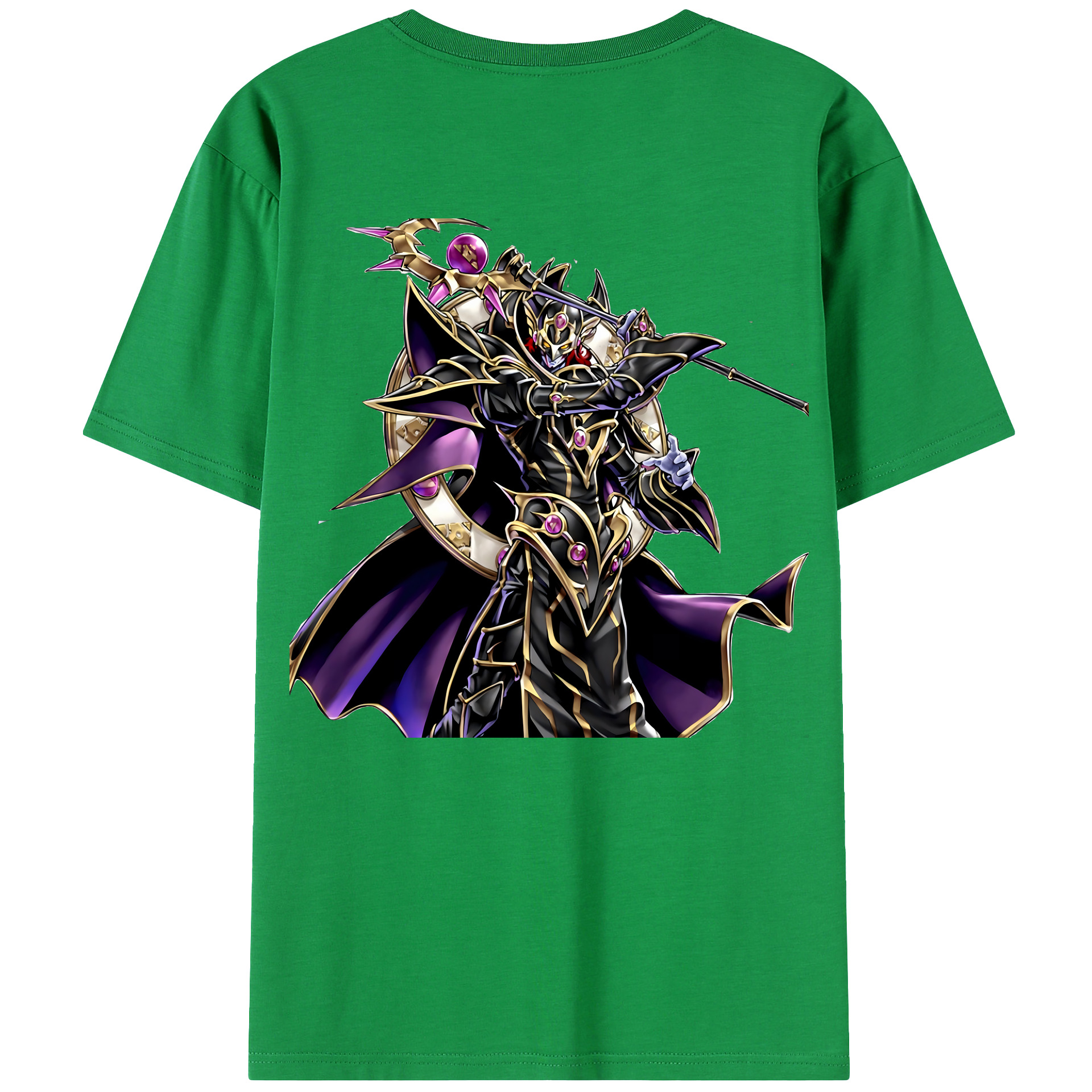 （画像用） 遊☆戯☆王 Yu-Gi-Oh! 綿100％ メンズ半袖Tシャツ（バックプリント） 通気性