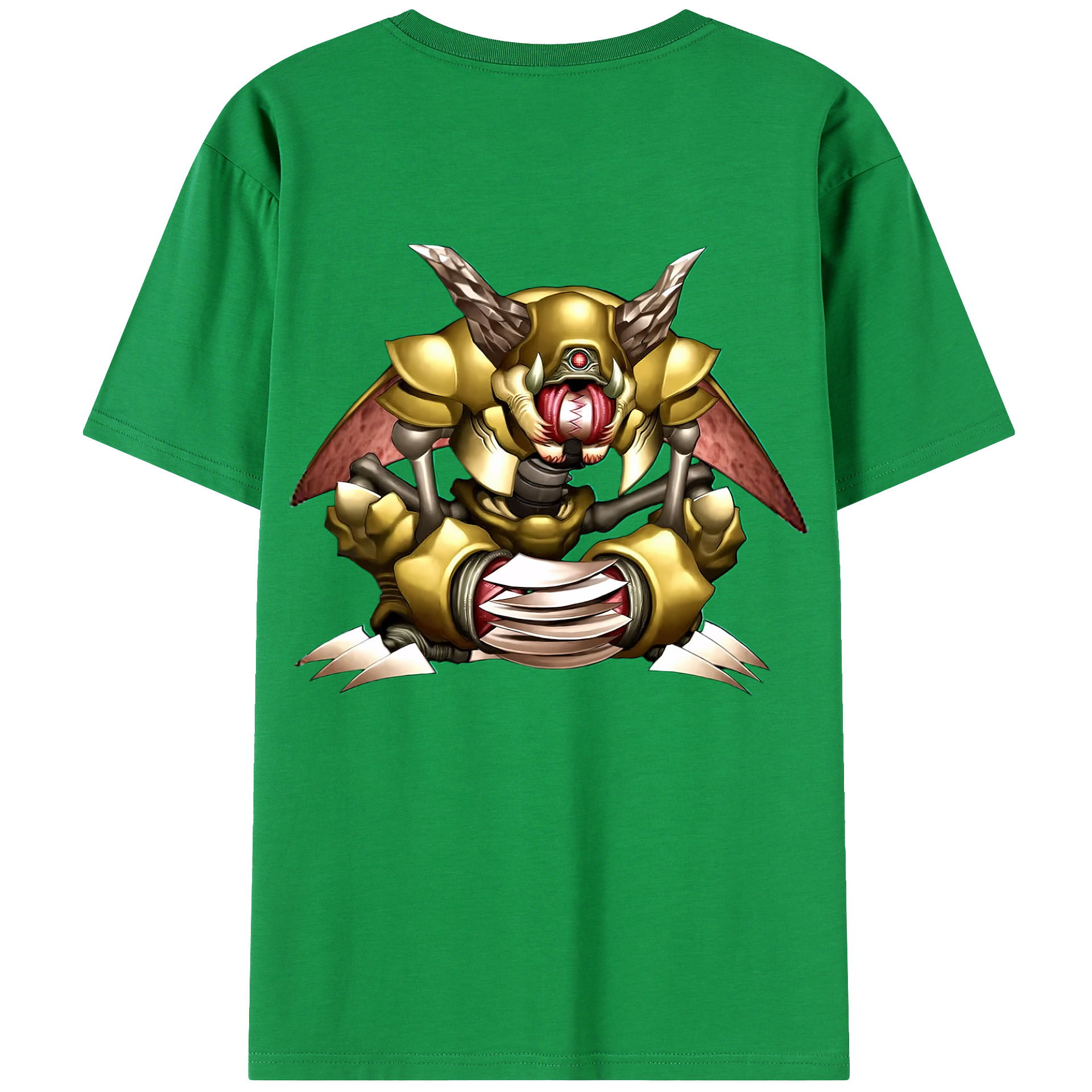 （画像用） 遊☆戯☆王 Yu-Gi-Oh! 綿100％ メンズ半袖Tシャツ（バックプリント） 通気性