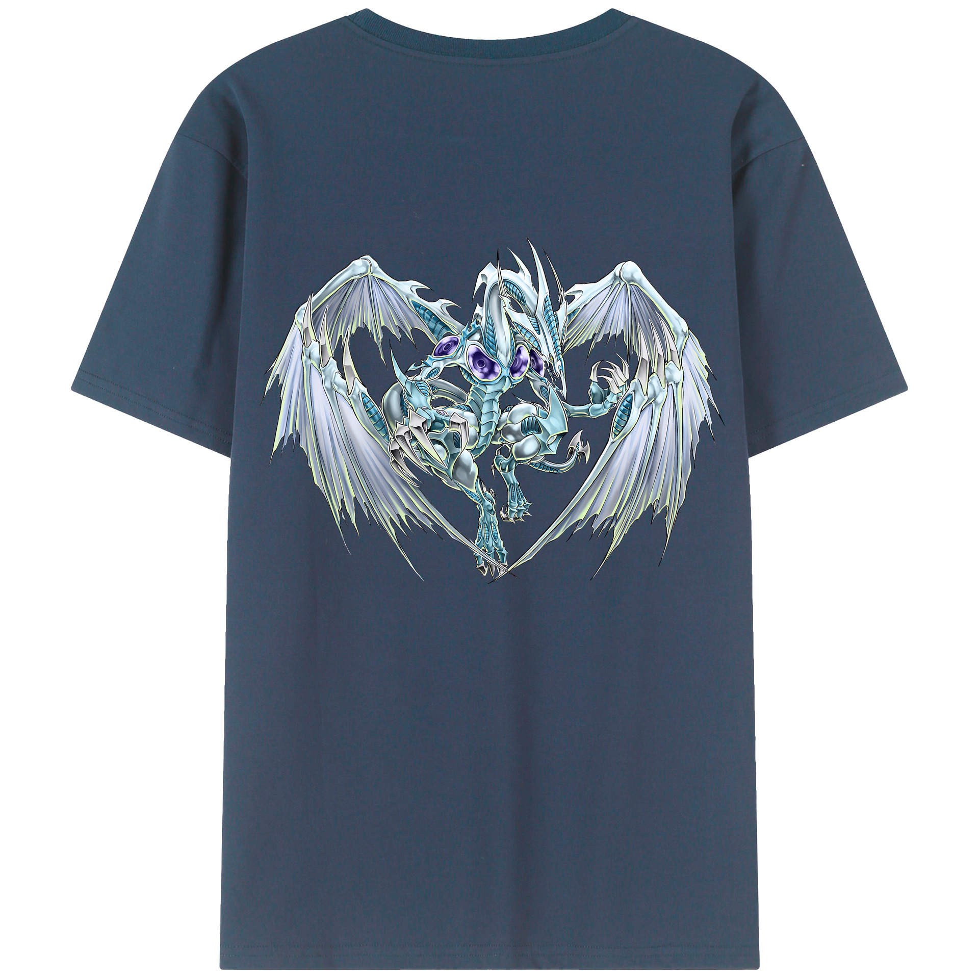 （画像用） 遊☆戯☆王 Yu-Gi-Oh! 綿100％ メンズ半袖Tシャツ（バックプリント） 通気性