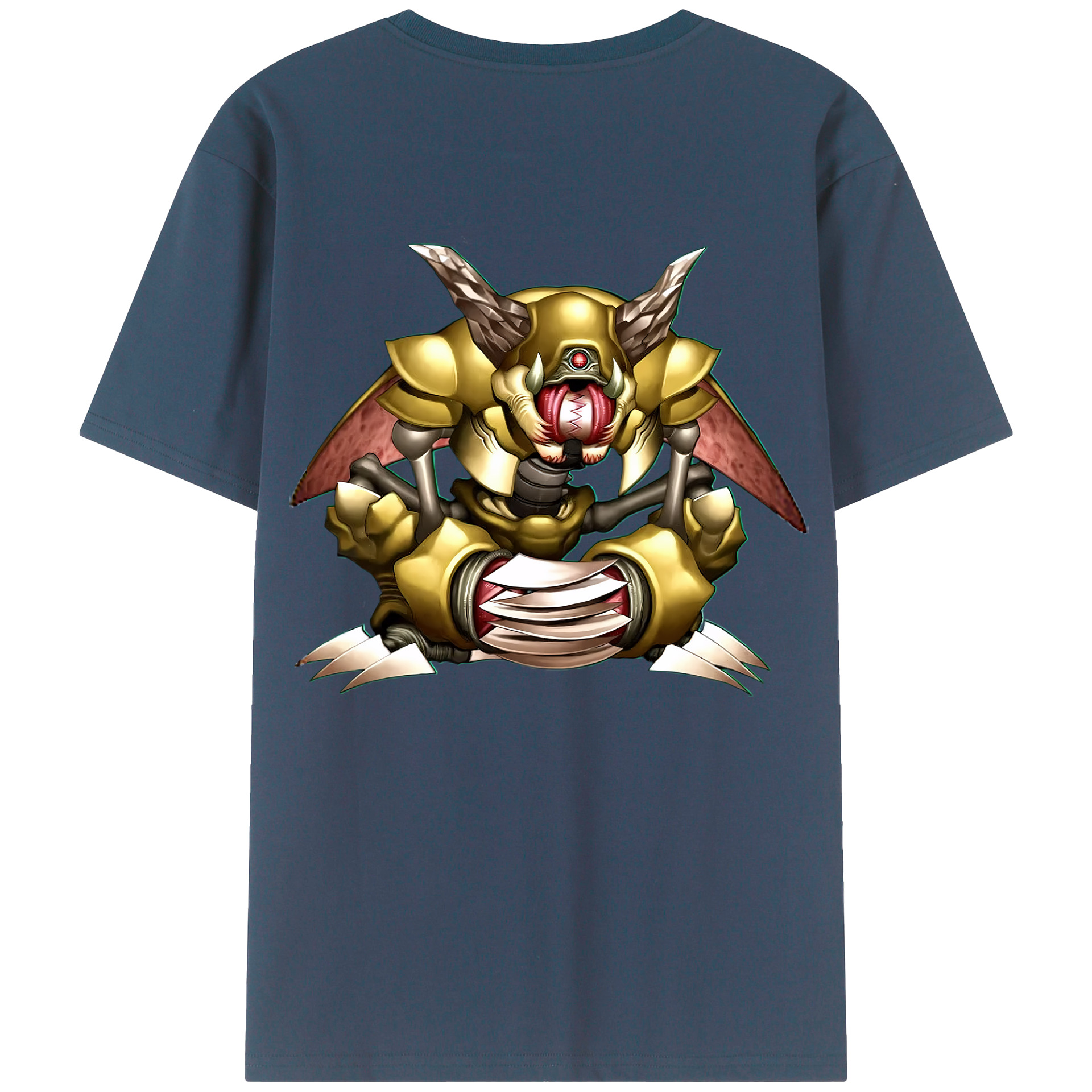 （画像用） 遊☆戯☆王 Yu-Gi-Oh! 綿100％ メンズ半袖Tシャツ（バックプリント） 通気性