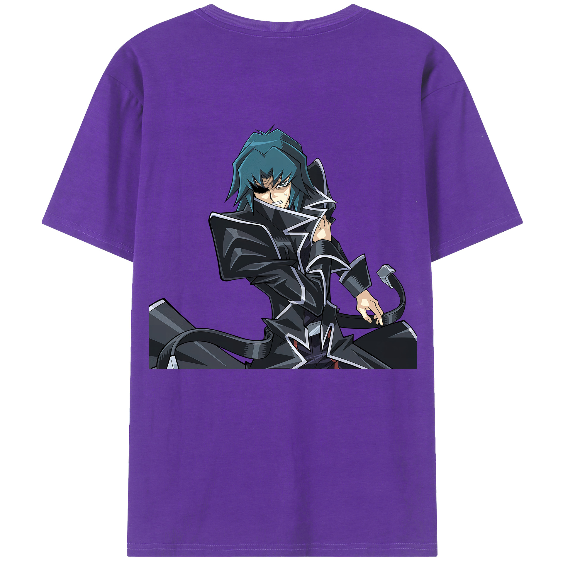 （画像用） 遊☆戯☆王 Yu-Gi-Oh! 綿100％ メンズ半袖Tシャツ（バックプリント） 通気性