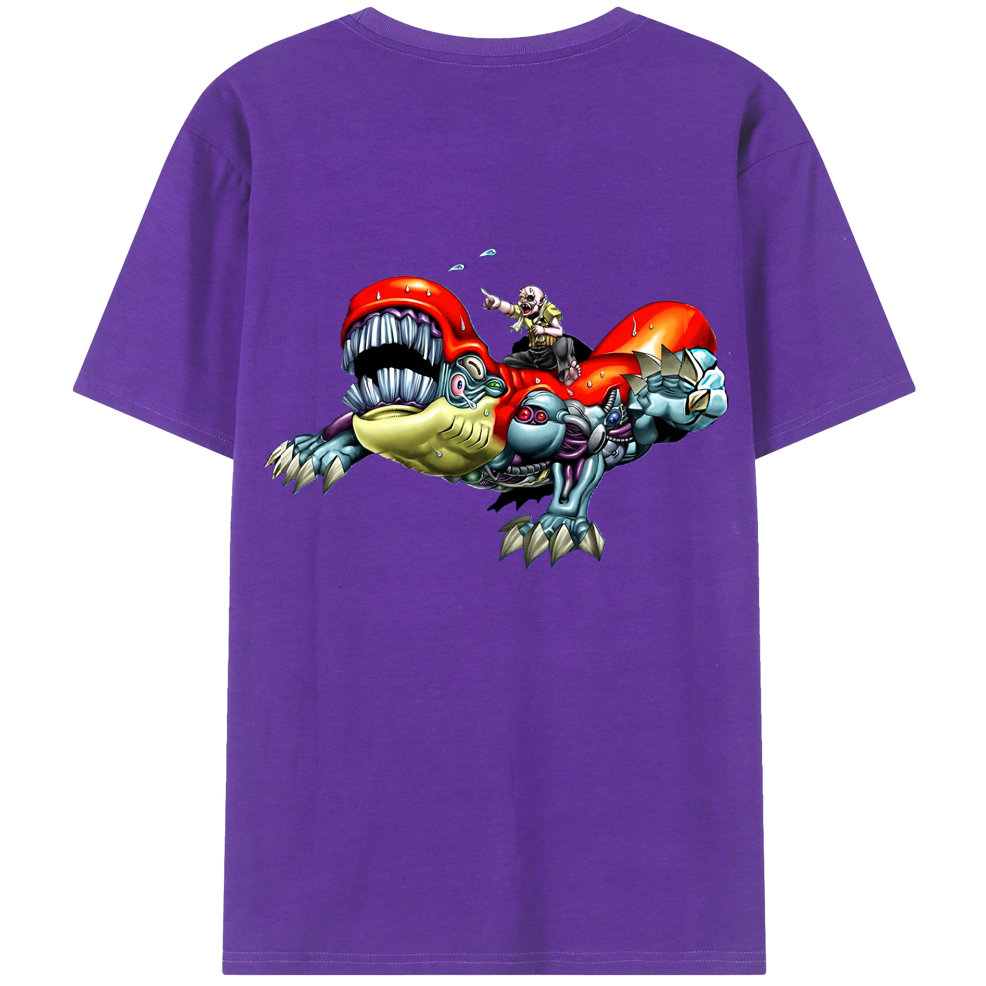 （画像用） 遊☆戯☆王 Yu-Gi-Oh! 綿100％ メンズ半袖Tシャツ（バックプリント） 通気性