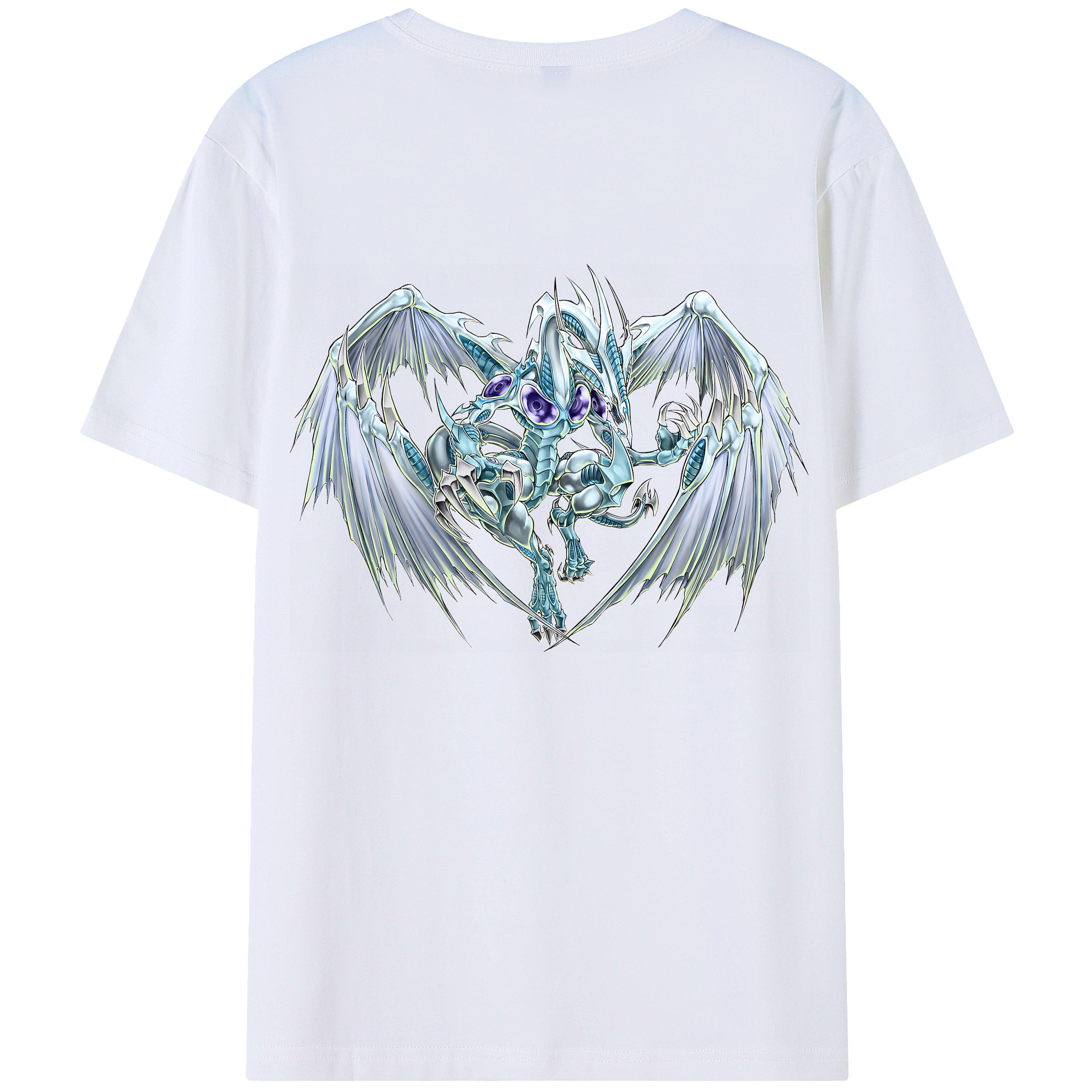 （画像用） 遊☆戯☆王 Yu-Gi-Oh! 綿100％ メンズ半袖Tシャツ（バックプリント） 通気性