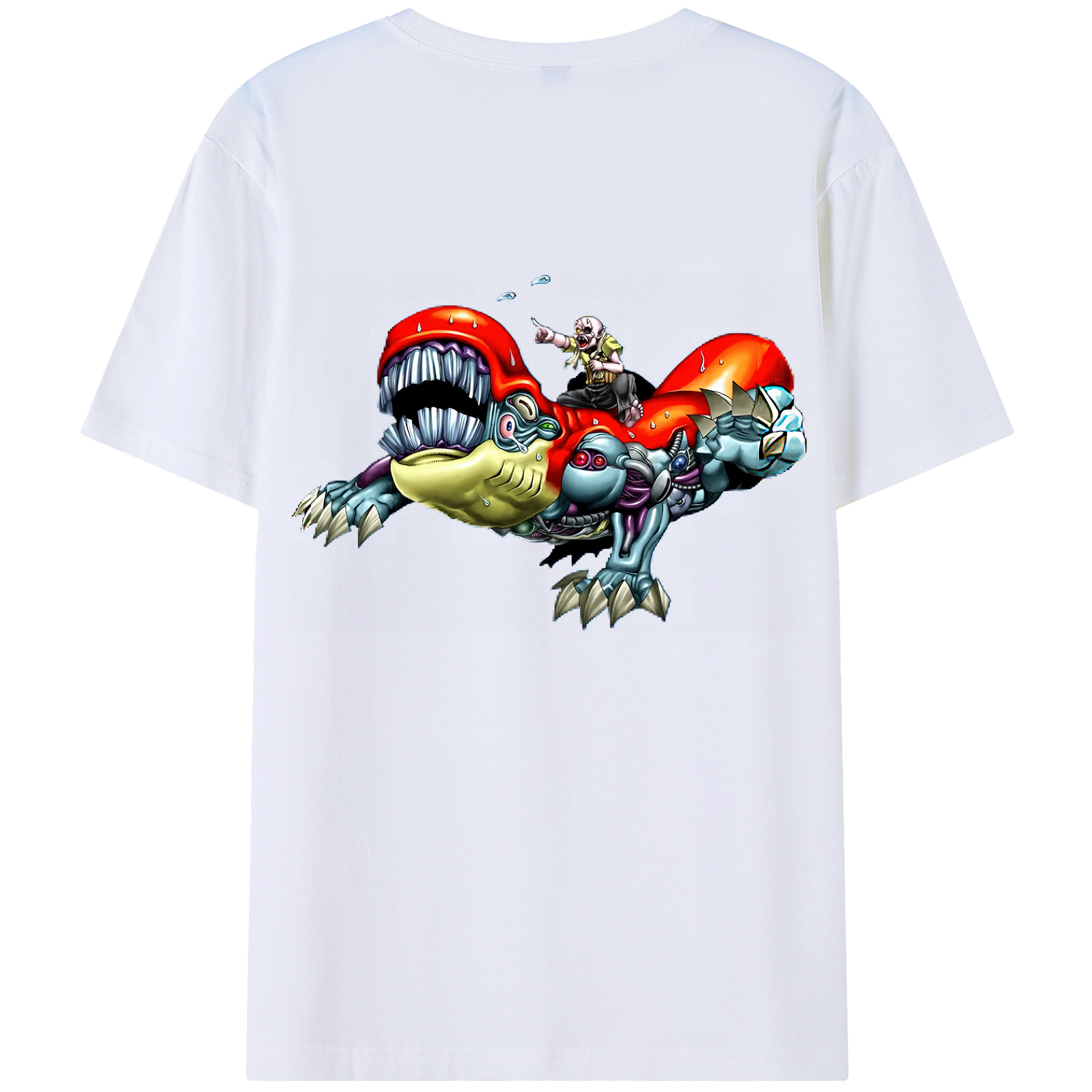 （画像用） 遊☆戯☆王 Yu-Gi-Oh! 綿100％ メンズ半袖Tシャツ（バックプリント） 通気性