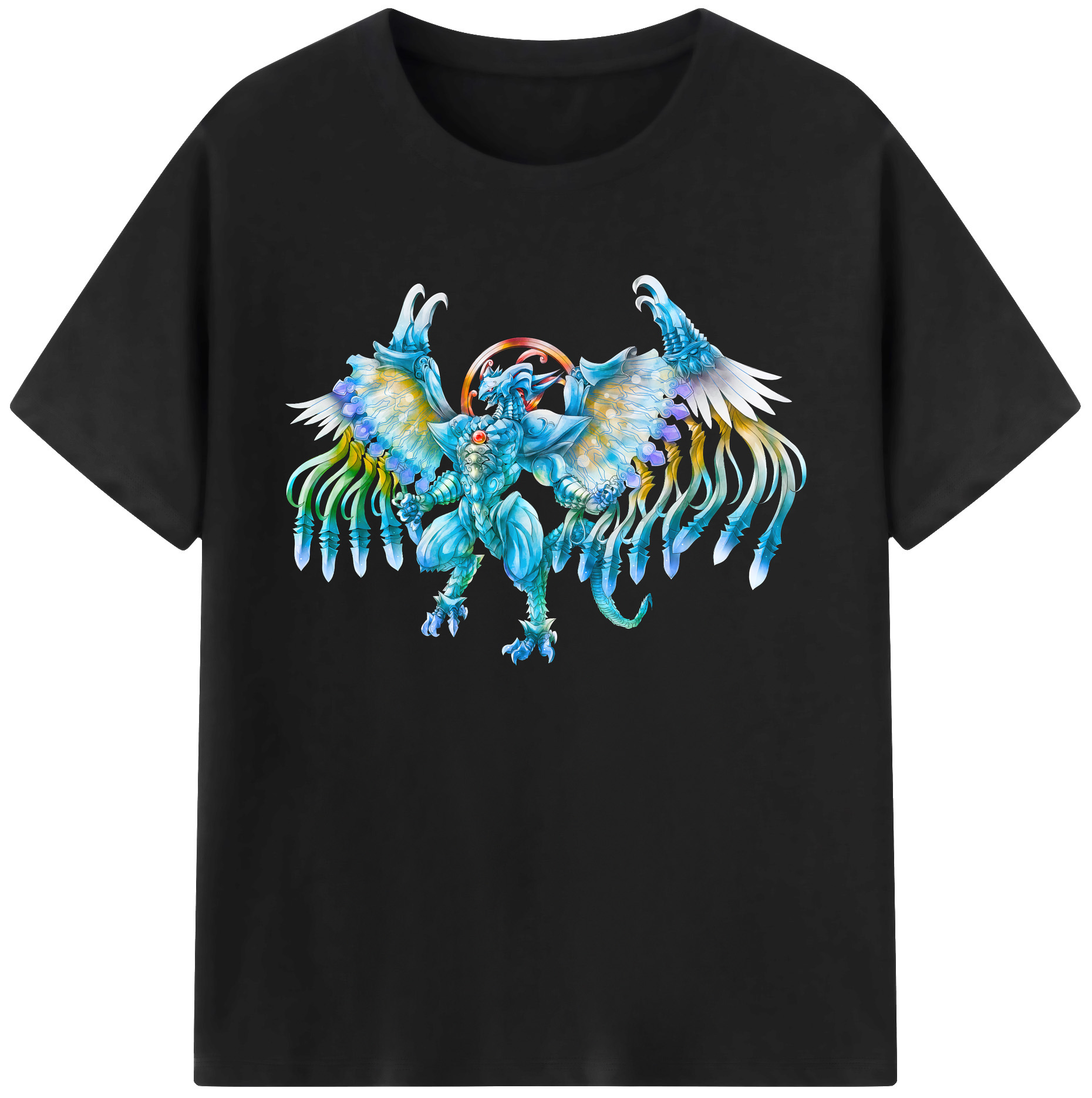 （画像用） 遊☆戯☆王 Yu-Gi-Oh! 綿100％ メンズ半袖Tシャツ｜肌触りやわらか＆通気性