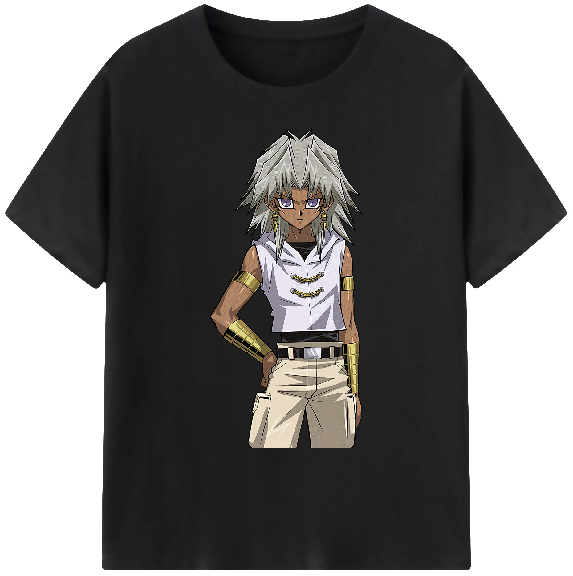 （画像用） 遊☆戯☆王 Yu-Gi-Oh! 綿100％ メンズ半袖Tシャツ｜肌触りやわらか＆通気性