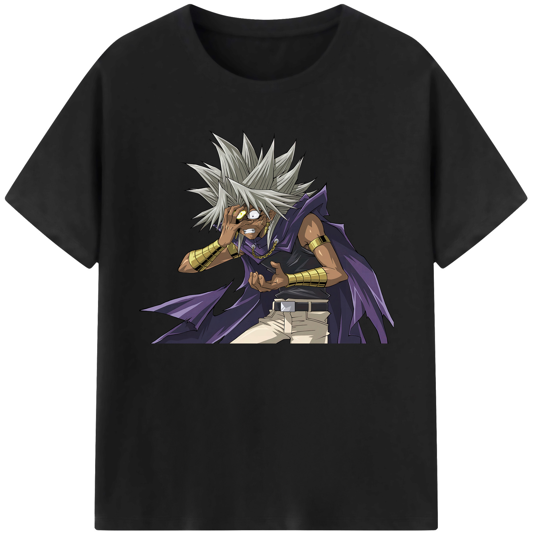 （画像用） 遊☆戯☆王 Yu-Gi-Oh! 綿100％ メンズ半袖Tシャツ｜肌触りやわらか＆通気性