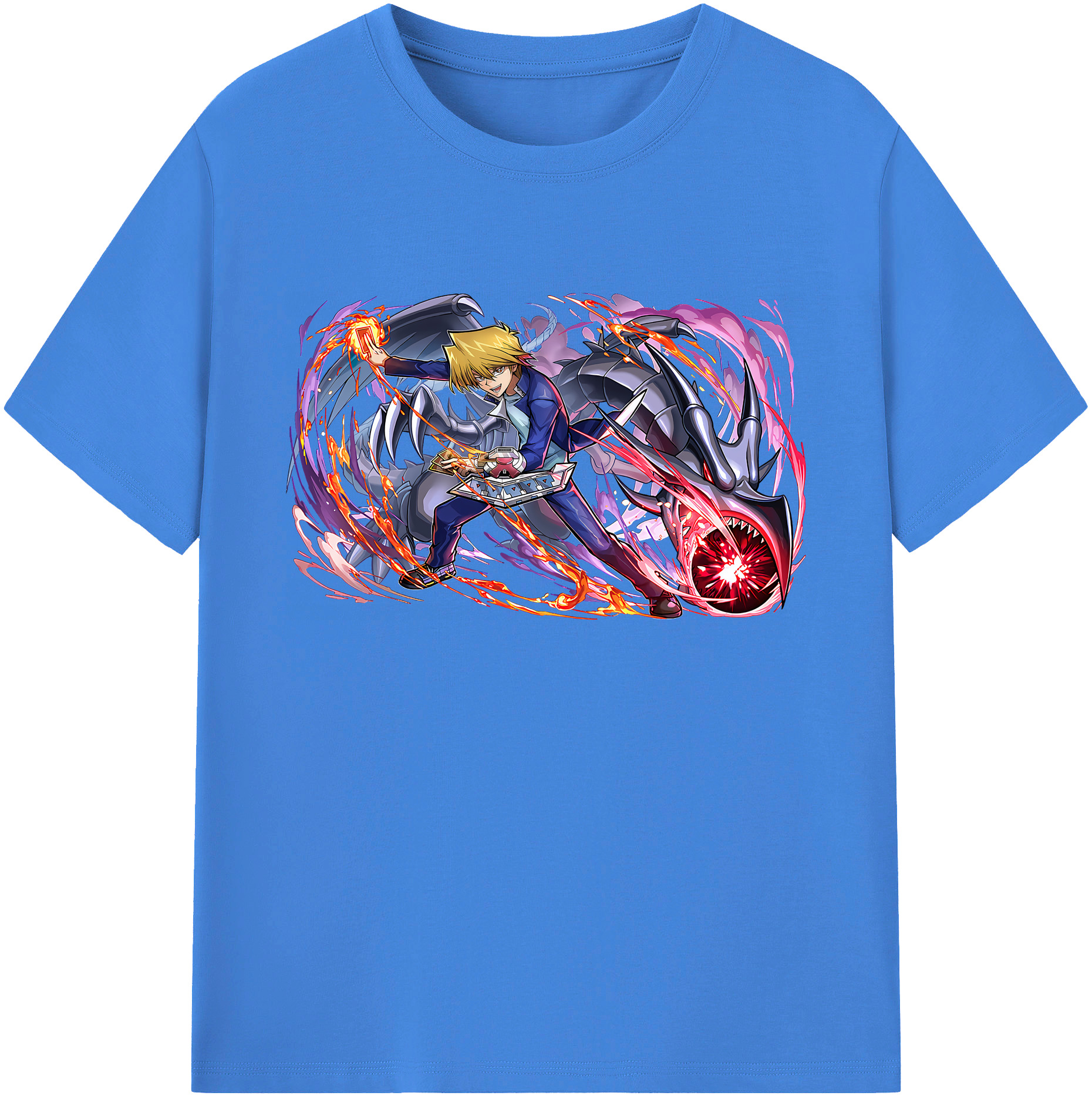 （画像用） 遊☆戯☆王 Yu-Gi-Oh! 綿100％ メンズ半袖Tシャツ｜肌触りやわらか＆通気性