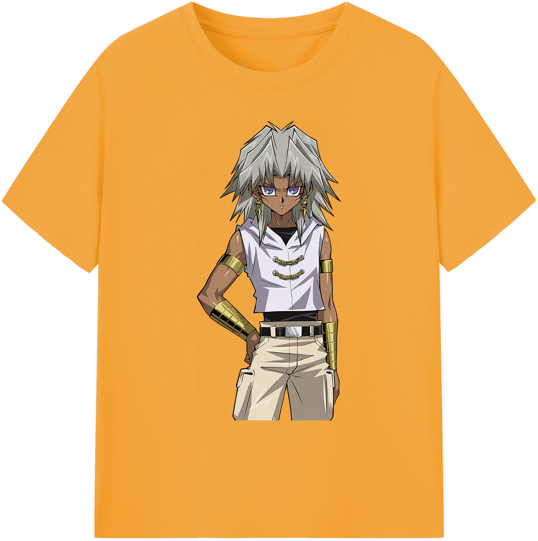（画像用） 遊☆戯☆王 Yu-Gi-Oh! 綿100％ メンズ半袖Tシャツ｜肌触りやわらか＆通気性