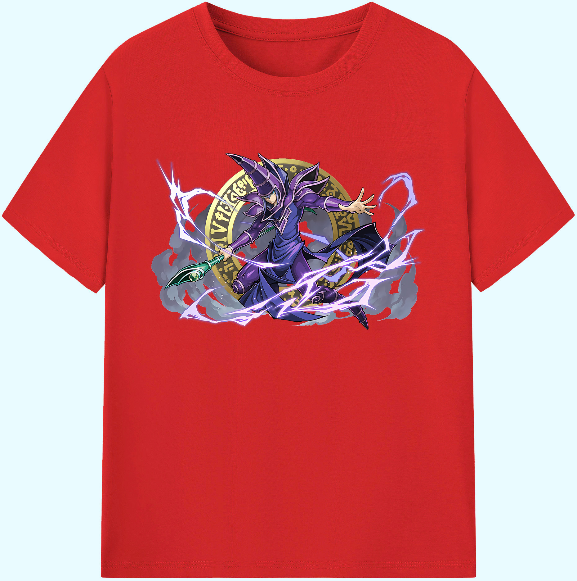（画像用） 遊☆戯☆王 Yu-Gi-Oh! 綿100％ メンズ半袖Tシャツ｜肌触りやわらか＆通気性