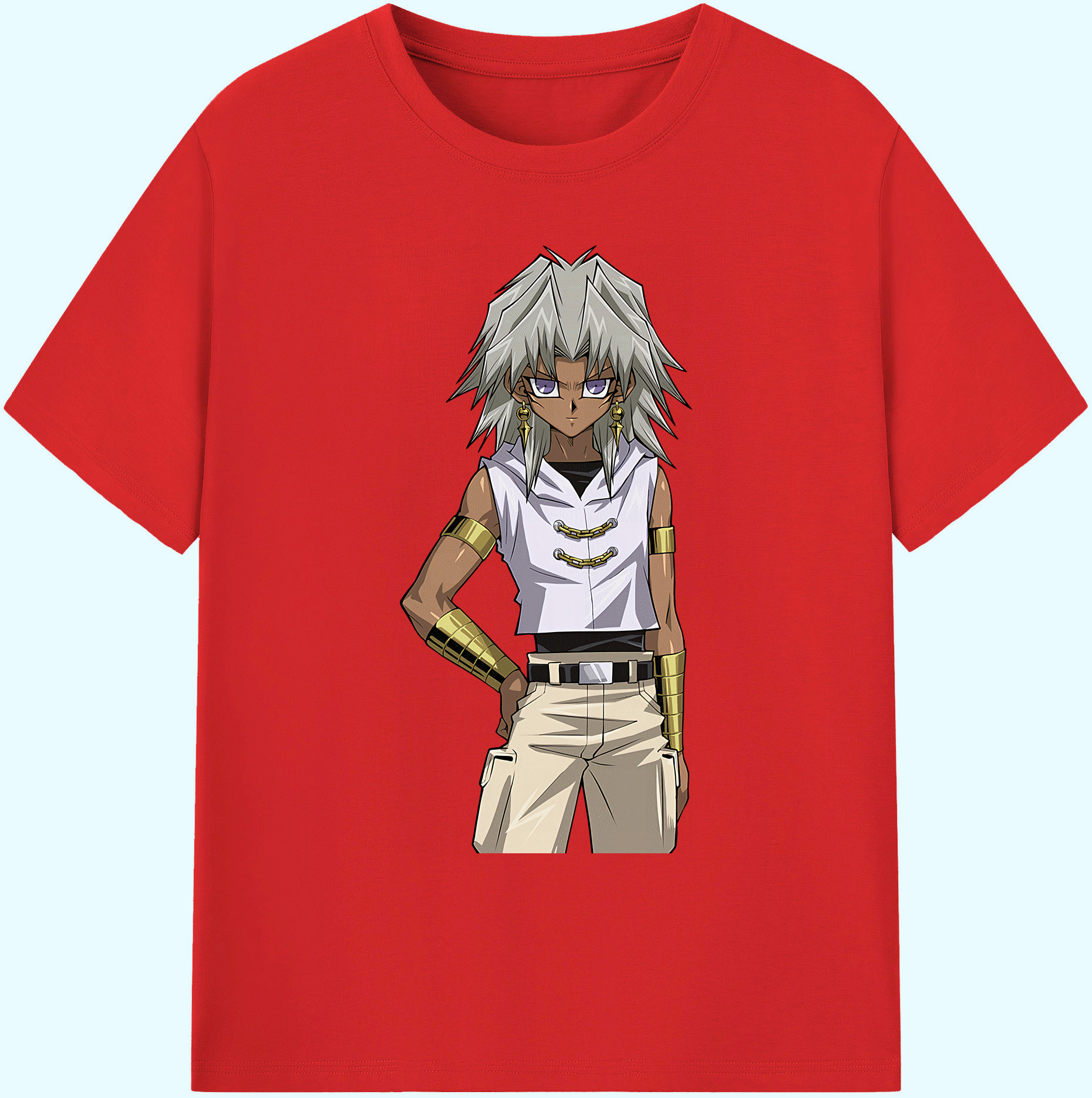 （画像用） 遊☆戯☆王 Yu-Gi-Oh! 綿100％ メンズ半袖Tシャツ｜肌触りやわらか＆通気性