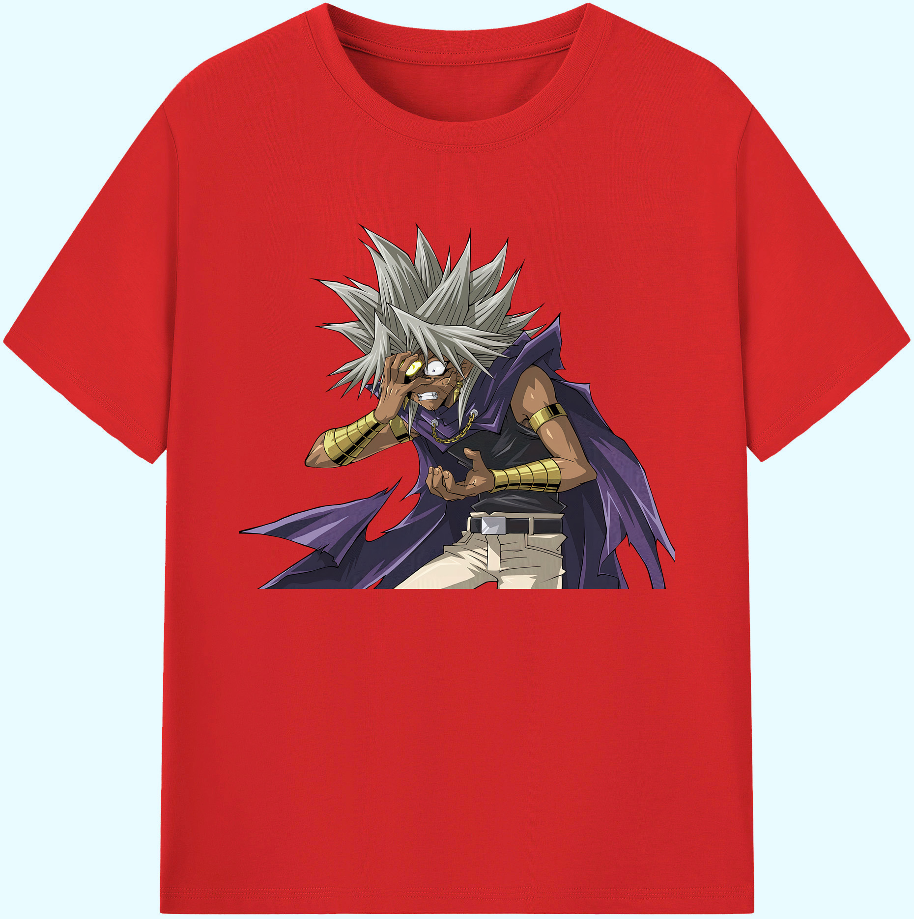 （画像用） 遊☆戯☆王 Yu-Gi-Oh! 綿100％ メンズ半袖Tシャツ｜肌触りやわらか＆通気性