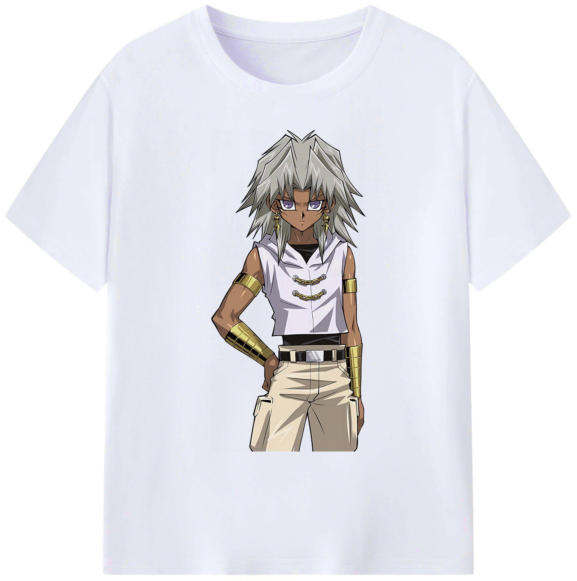 （画像用） 遊☆戯☆王 Yu-Gi-Oh! 綿100％ メンズ半袖Tシャツ｜肌触りやわらか＆通気性