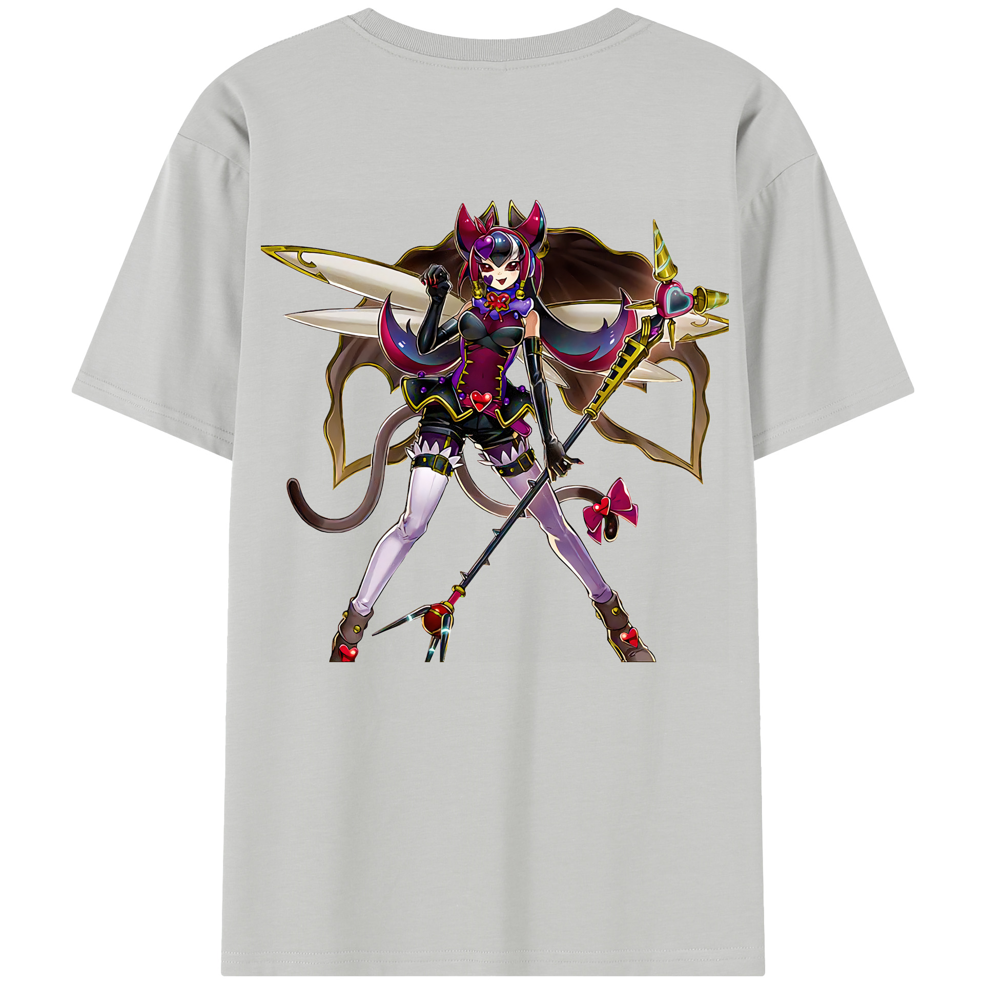 （画像用） 遊☆戯☆王 Yu-Gi-Oh! レディース半袖Tシャツ(バックプリント)