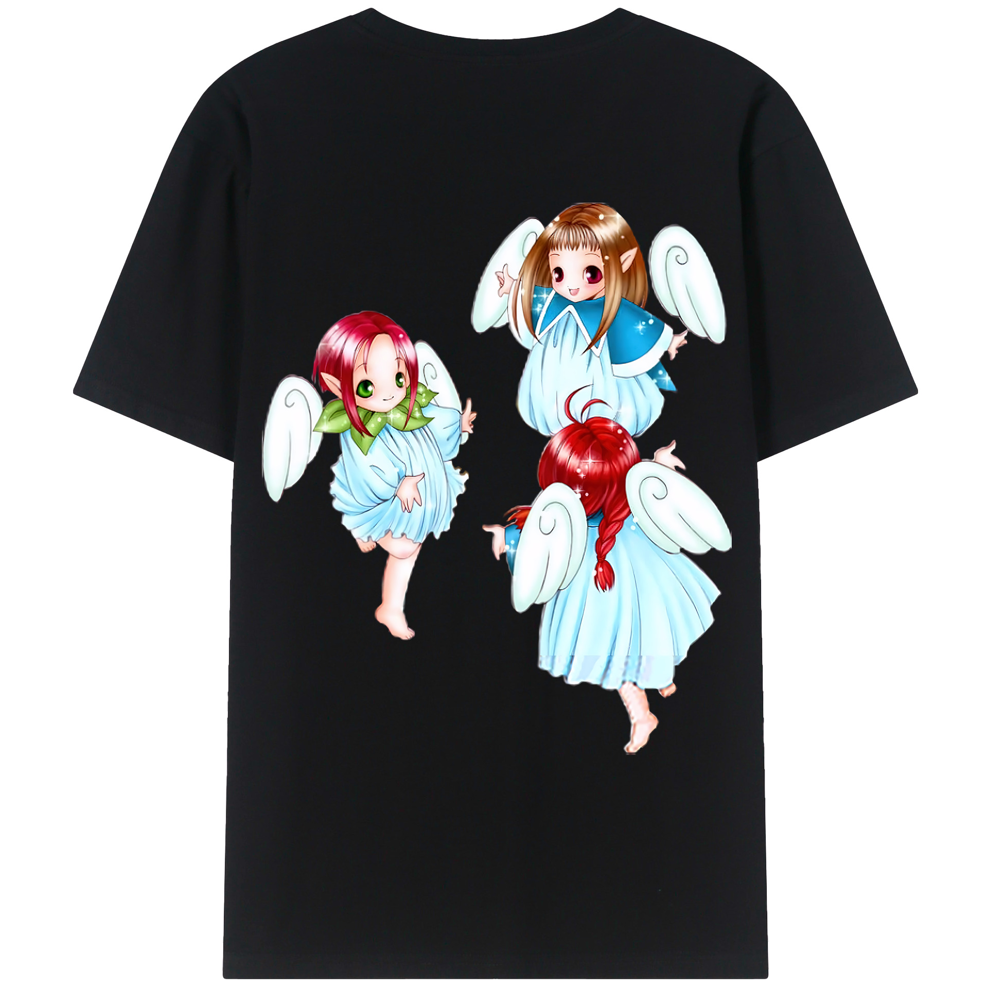 （画像用） 遊☆戯☆王 Yu-Gi-Oh! レディース半袖Tシャツ(バックプリント)