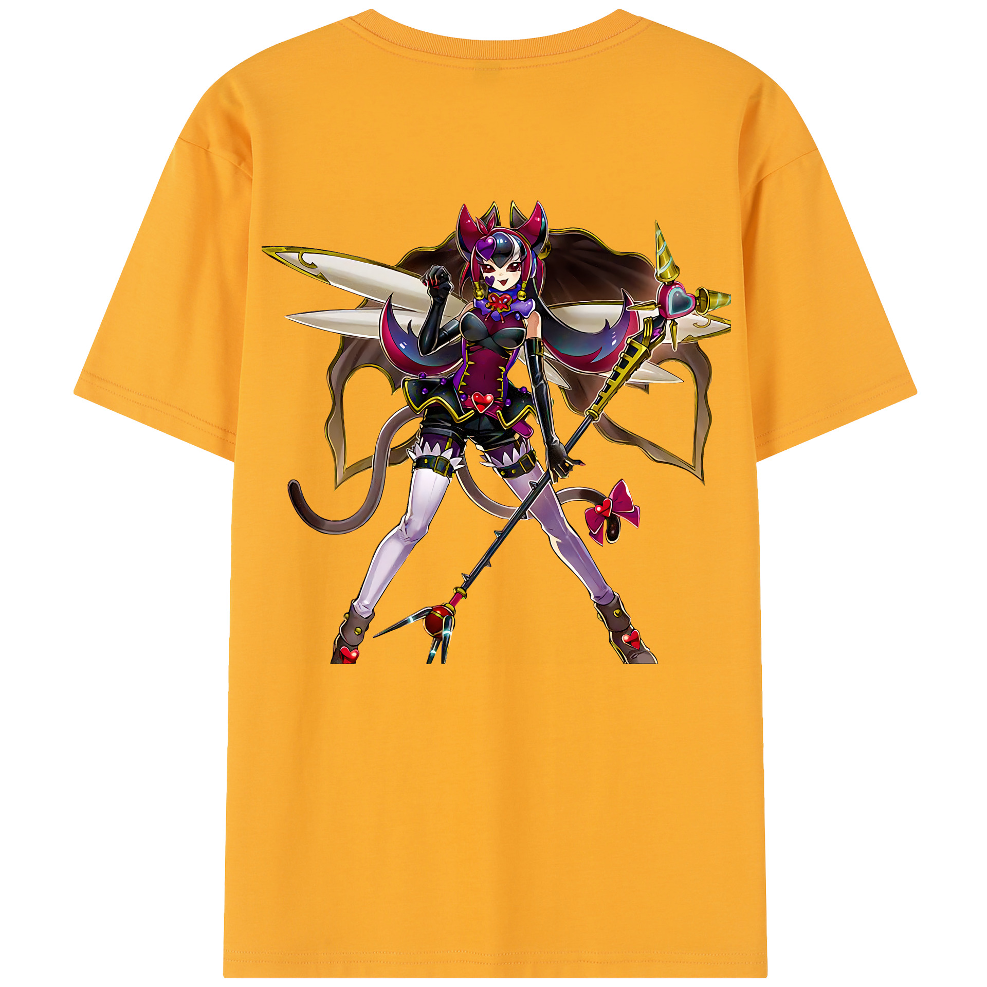 （画像用） 遊☆戯☆王 Yu-Gi-Oh! レディース半袖Tシャツ(バックプリント)