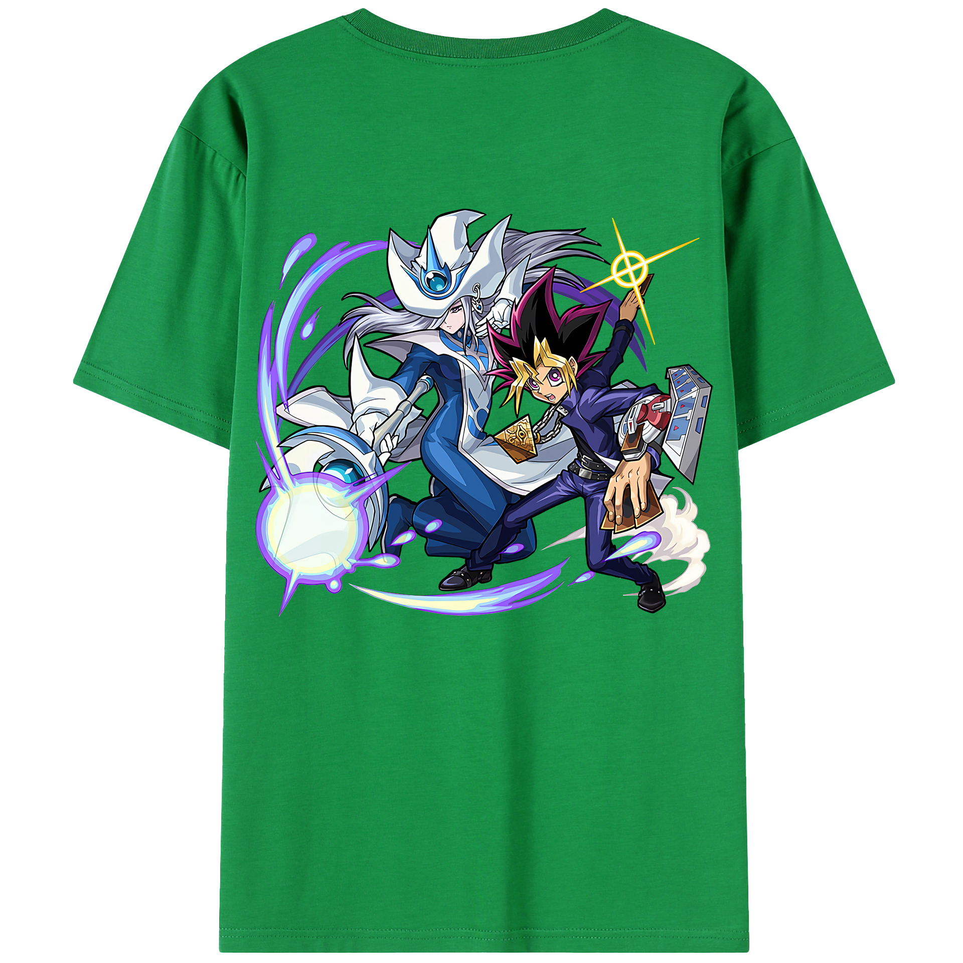 （画像用） 遊☆戯☆王 Yu-Gi-Oh! レディース半袖Tシャツ(バックプリント)