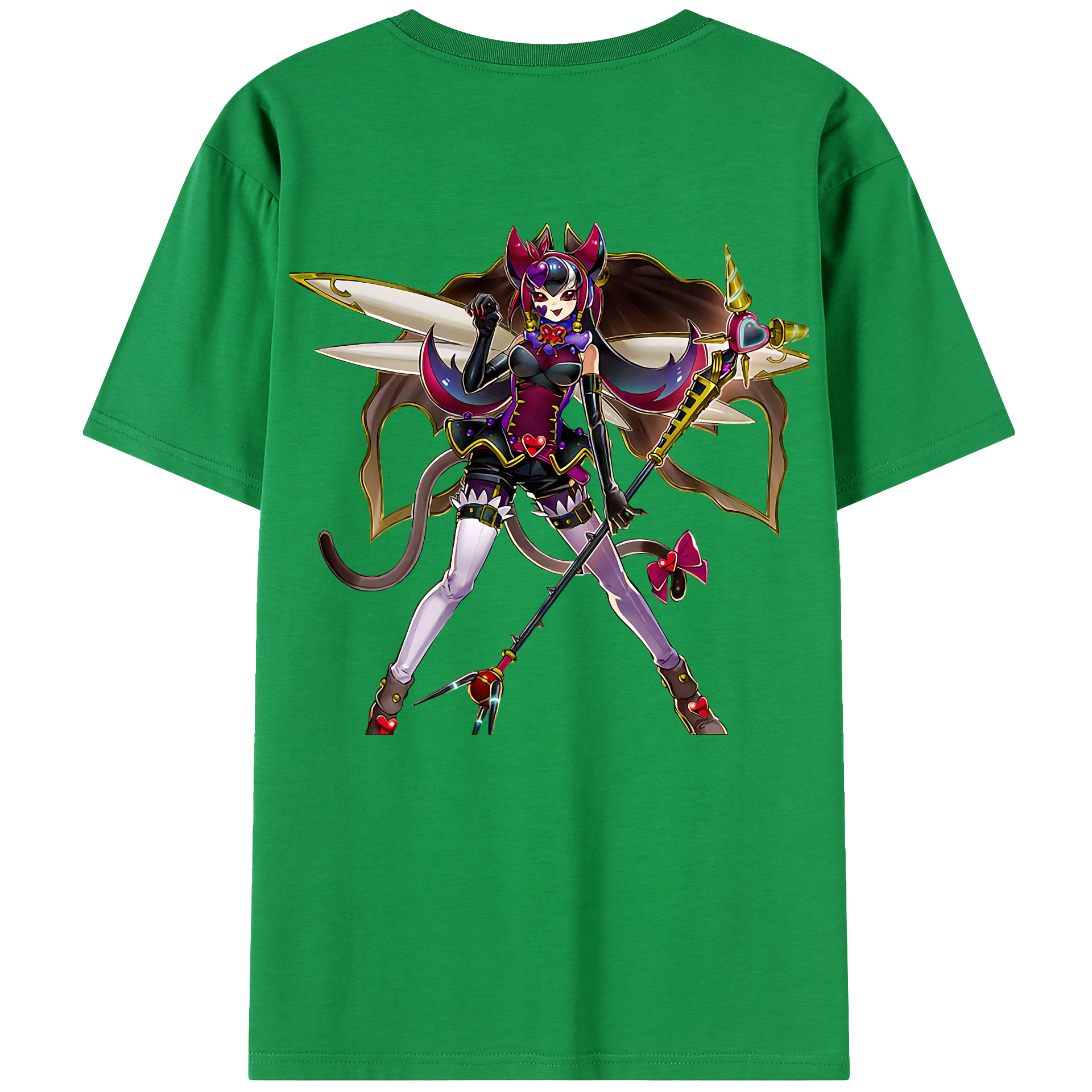（画像用） 遊☆戯☆王 Yu-Gi-Oh! レディース半袖Tシャツ(バックプリント)