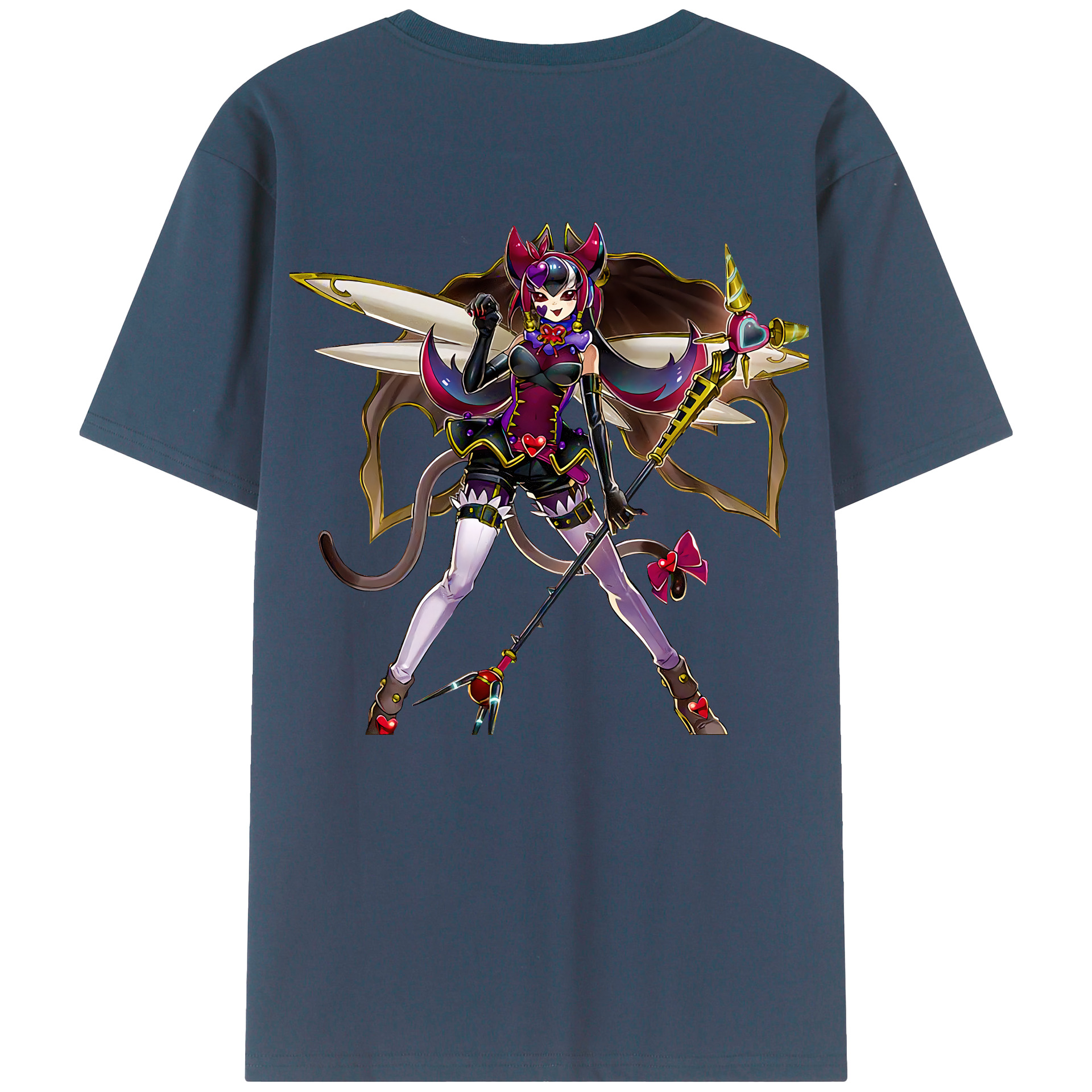 （画像用） 遊☆戯☆王 Yu-Gi-Oh! レディース半袖Tシャツ(バックプリント)