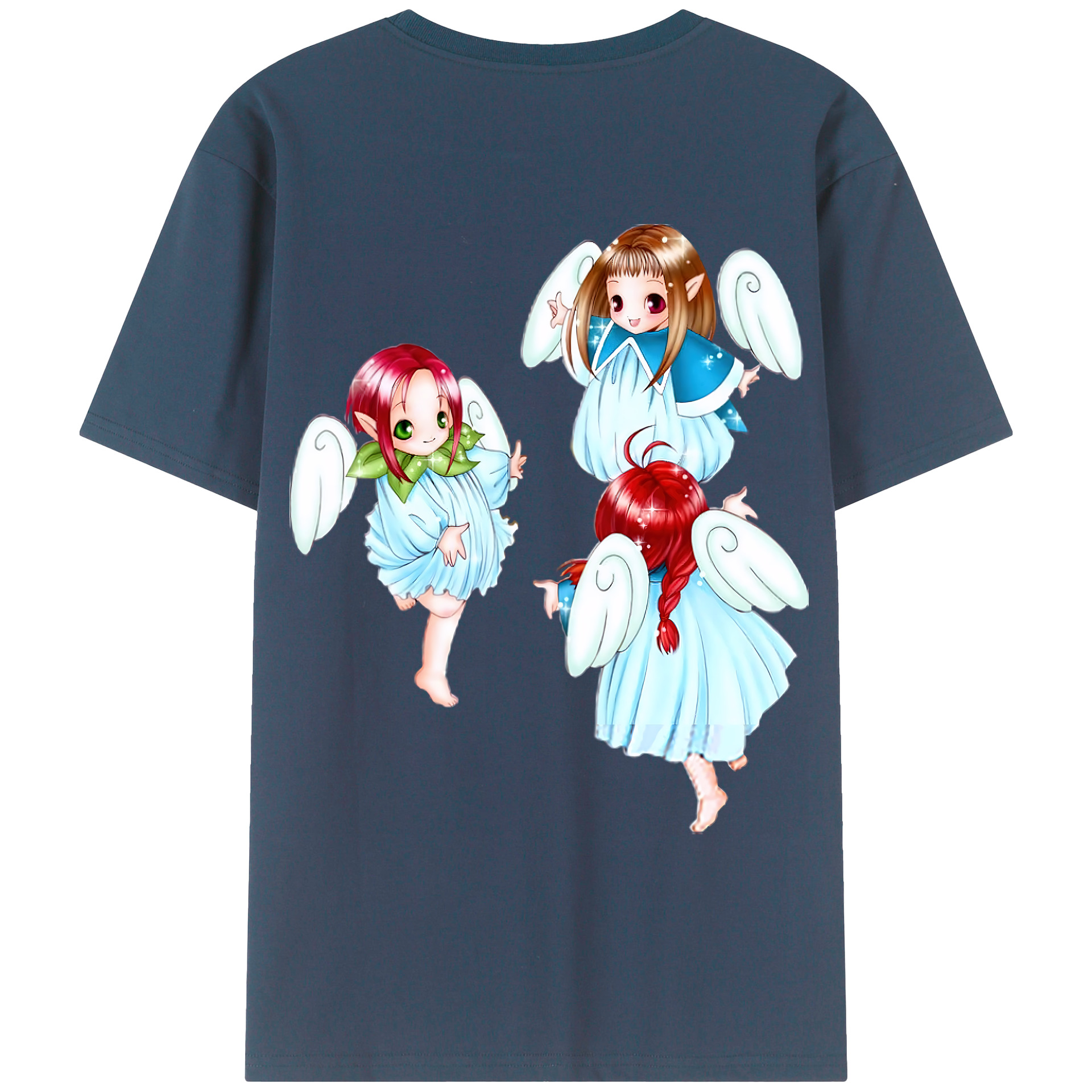 （画像用） 遊☆戯☆王 Yu-Gi-Oh! レディース半袖Tシャツ(バックプリント)