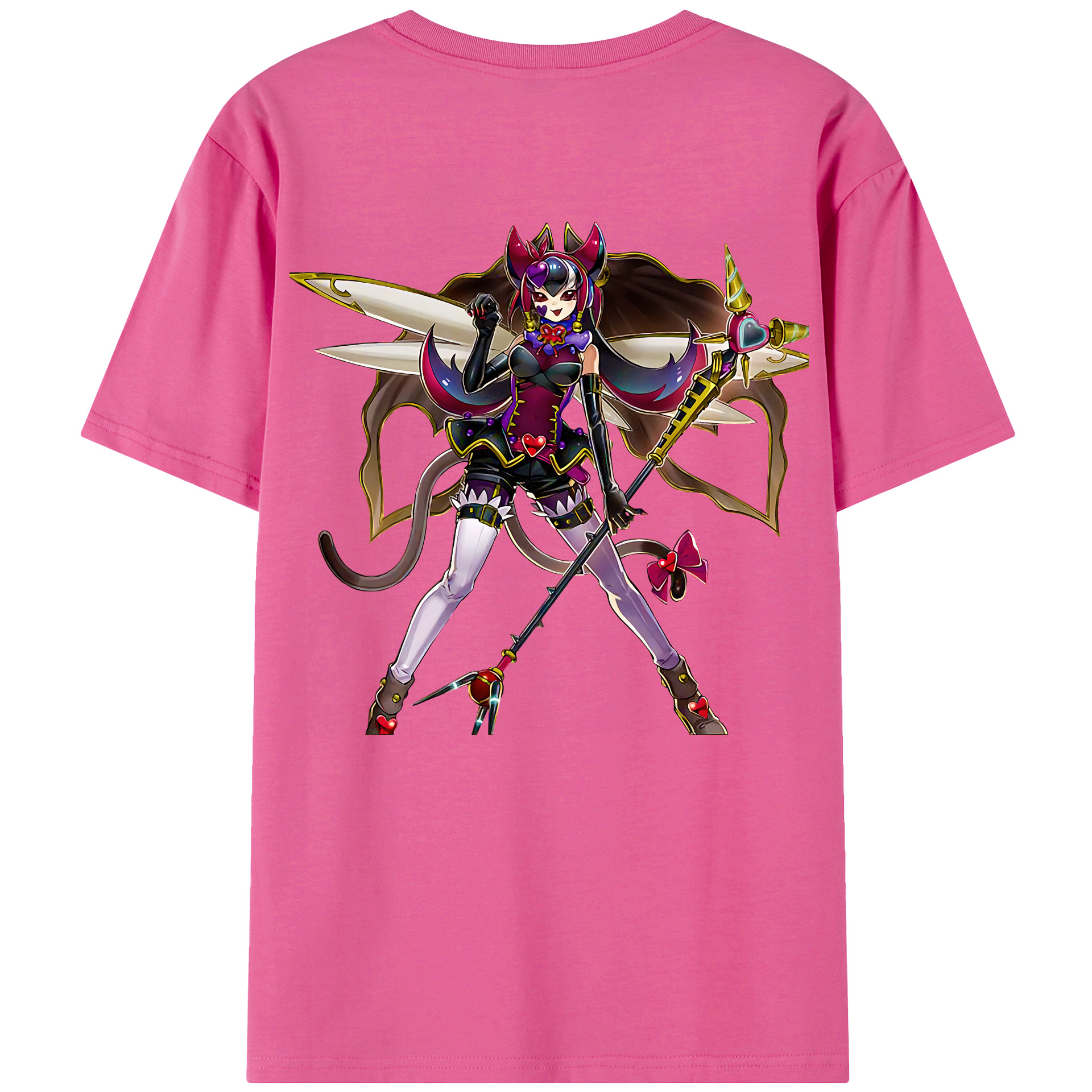 （画像用） 遊☆戯☆王 Yu-Gi-Oh! レディース半袖Tシャツ(バックプリント)