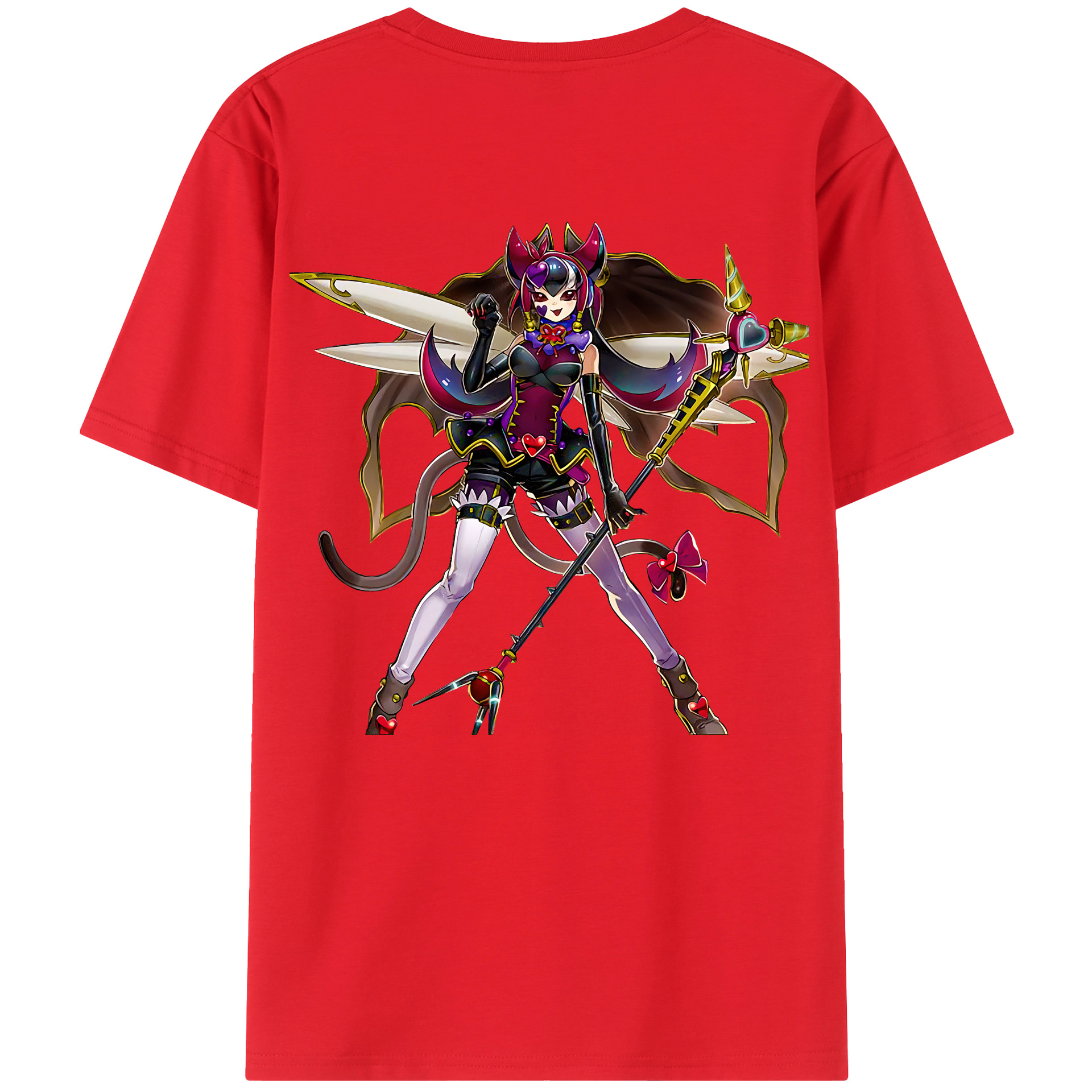 （画像用） 遊☆戯☆王 Yu-Gi-Oh! レディース半袖Tシャツ(バックプリント)