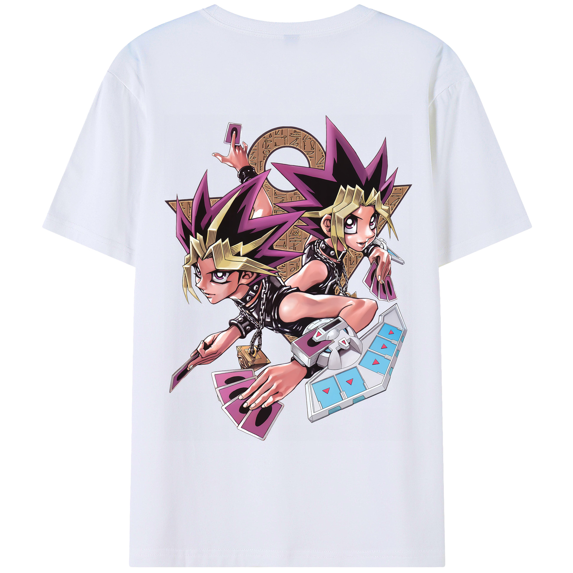 （画像用） 遊☆戯☆王 Yu-Gi-Oh! レディース半袖Tシャツ(バックプリント)