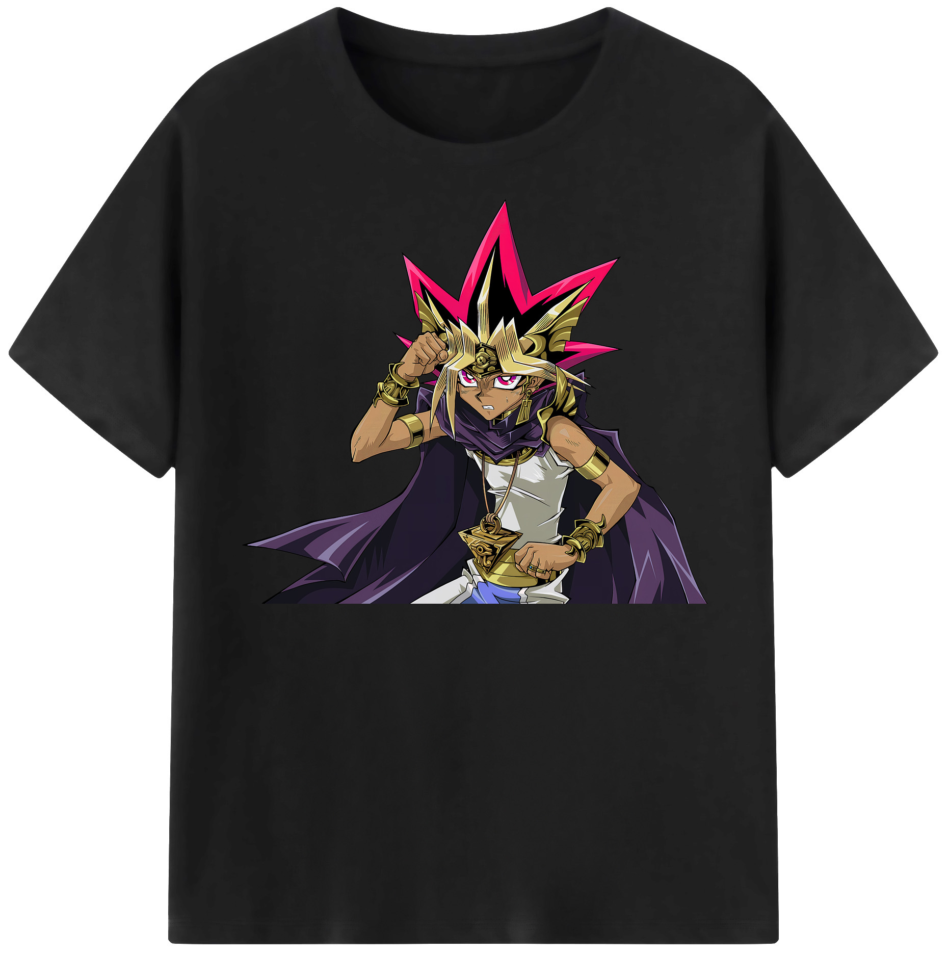 （画像用） 遊☆戯☆王 Yu-Gi-Oh! レディースカジュアルプリントTシャツ（綿100％）