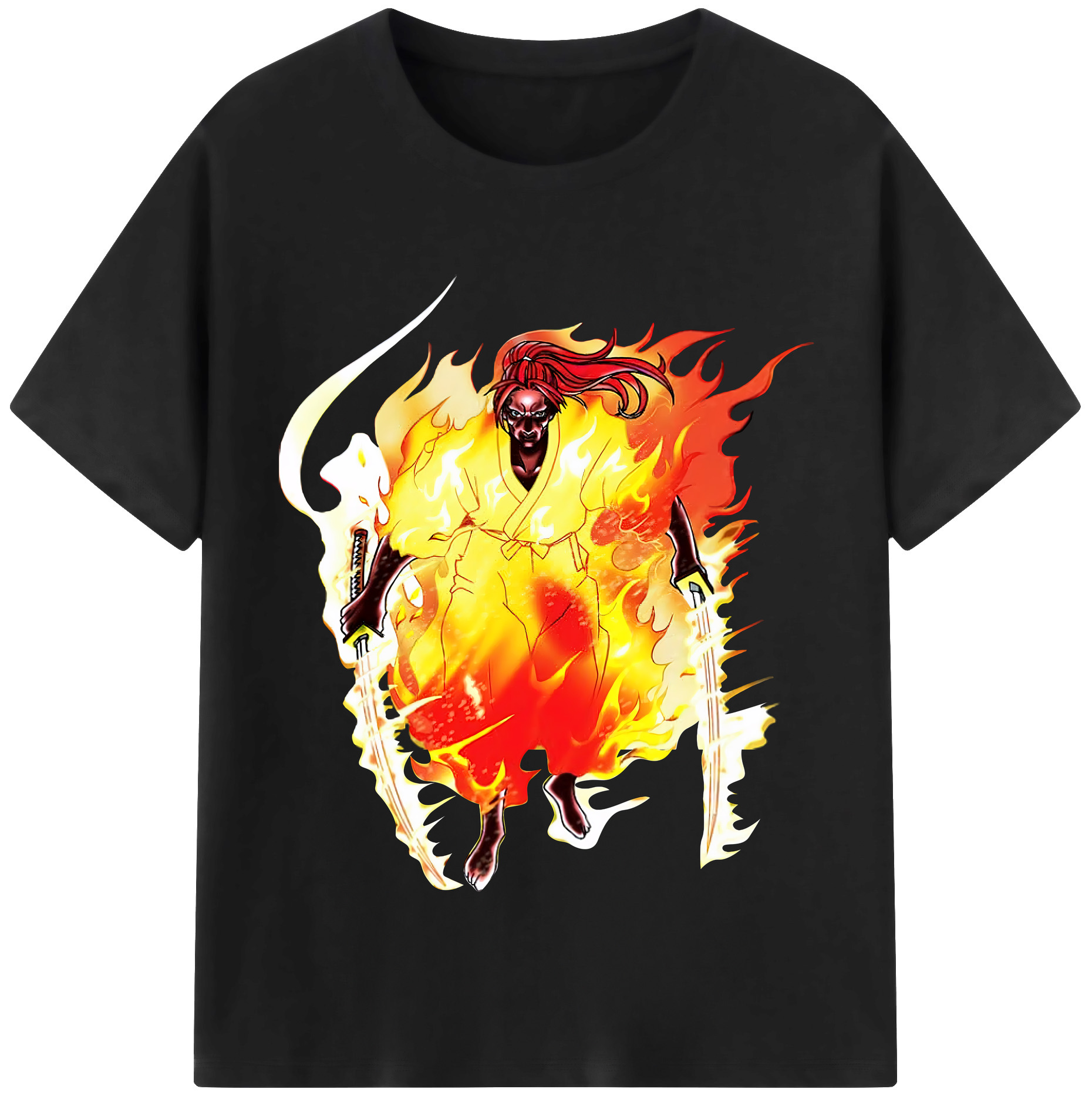 （画像用） 遊☆戯☆王 Yu-Gi-Oh! レディースカジュアルプリントTシャツ（綿100％）