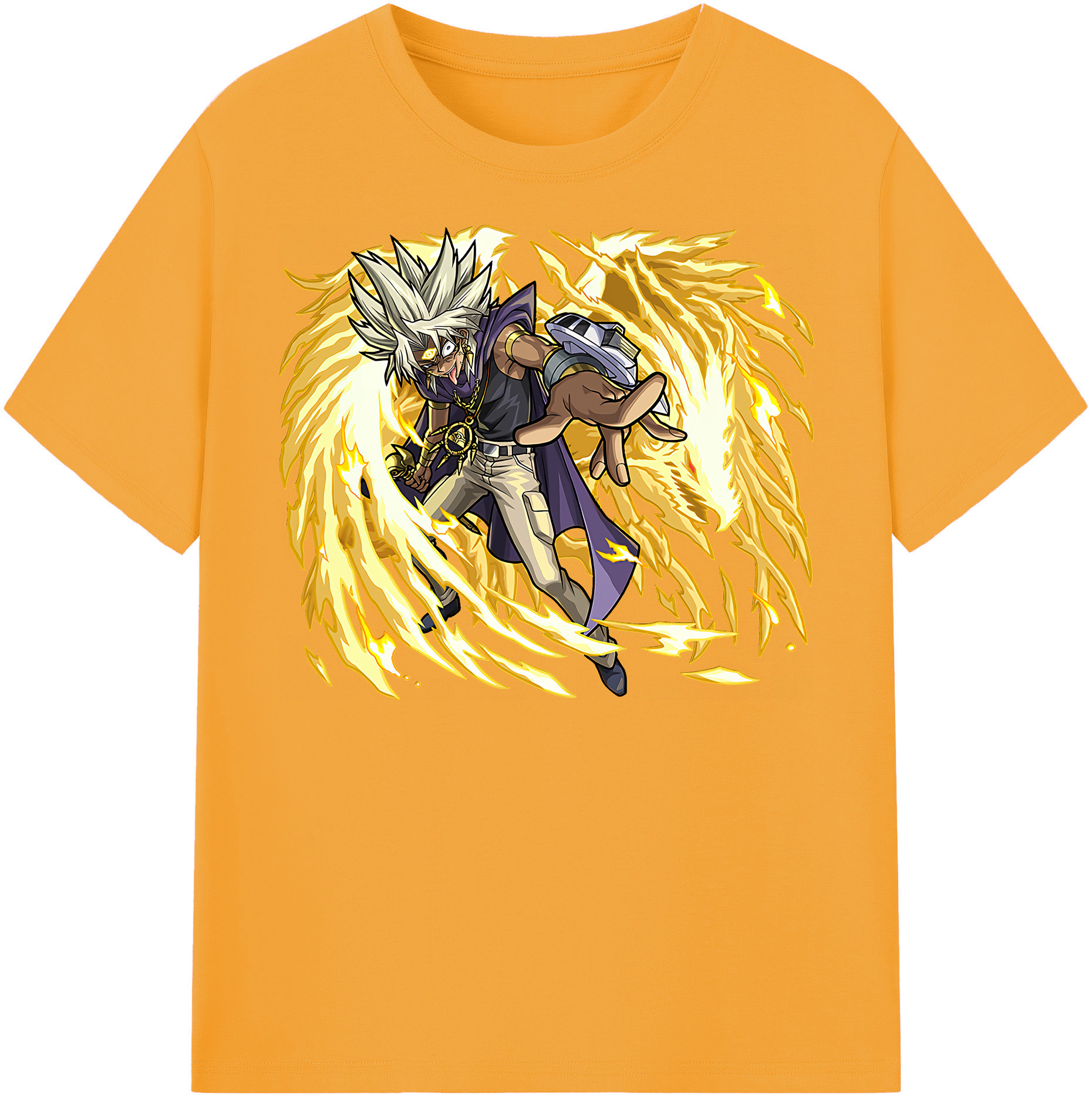 （画像用） 遊☆戯☆王 Yu-Gi-Oh! レディースカジュアルプリントTシャツ（綿100％）