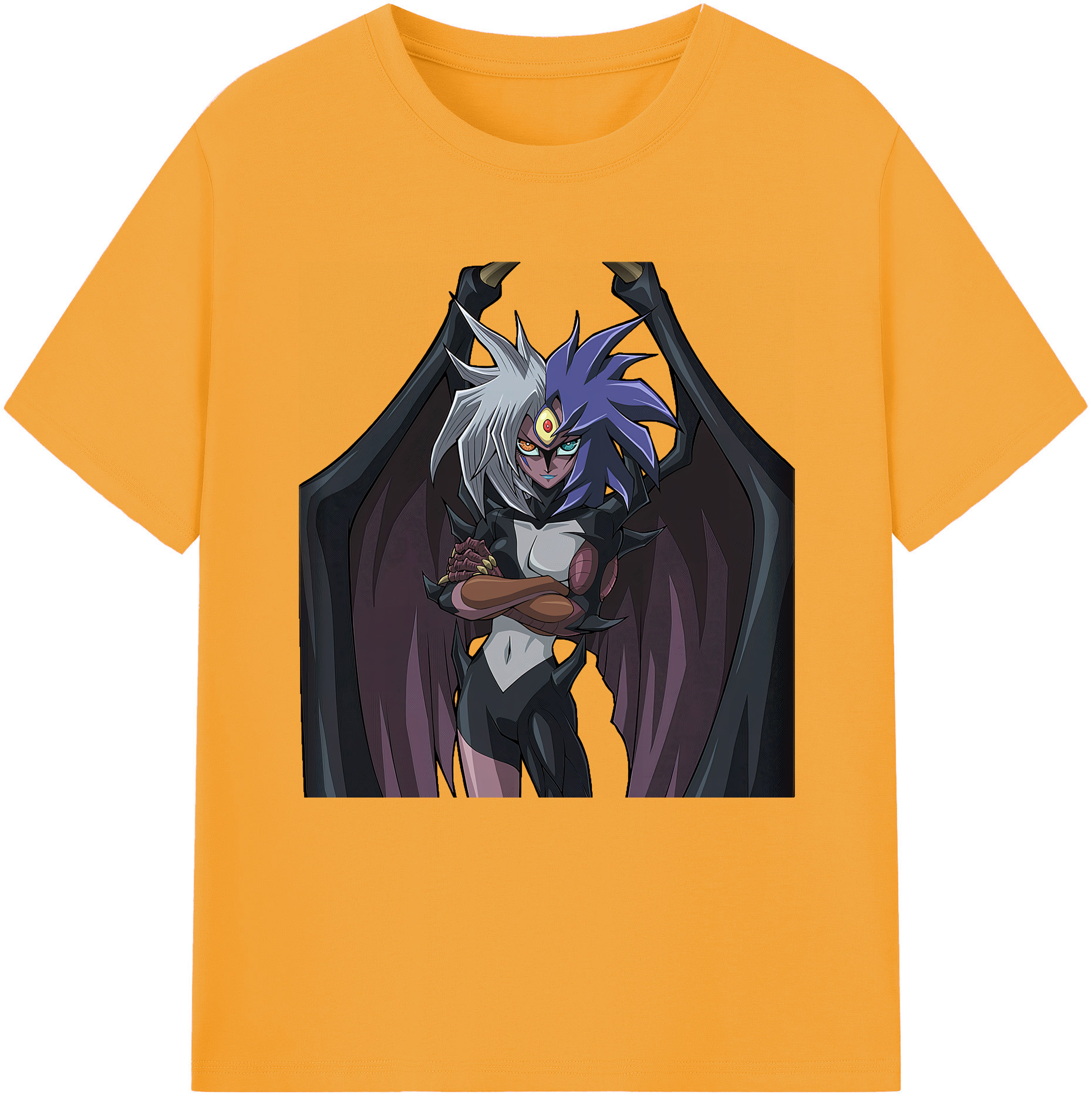 （画像用） 遊☆戯☆王 Yu-Gi-Oh! レディースカジュアルプリントTシャツ（綿100％）