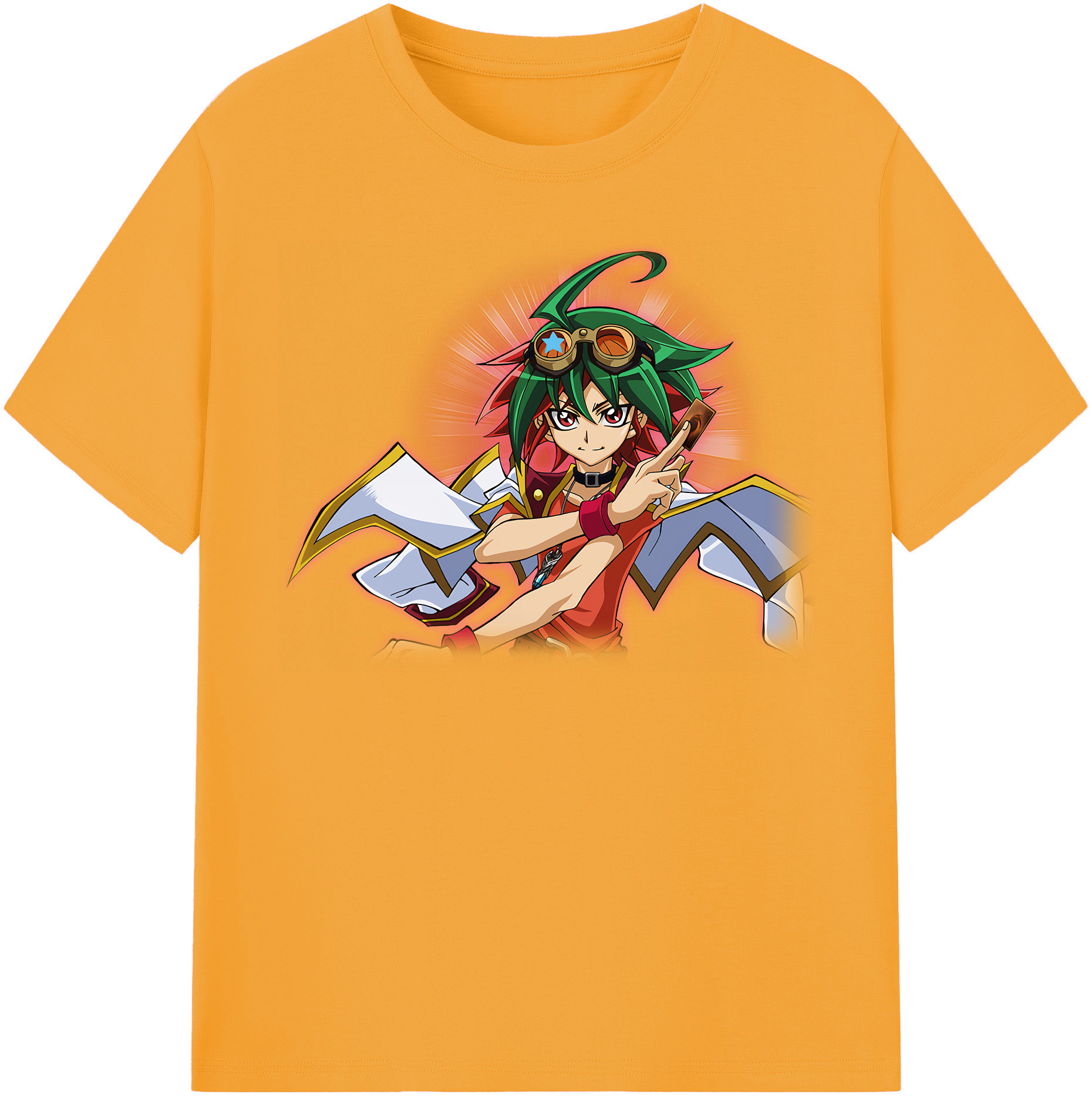 （画像用） 遊☆戯☆王 Yu-Gi-Oh! レディースカジュアルプリントTシャツ（綿100％）
