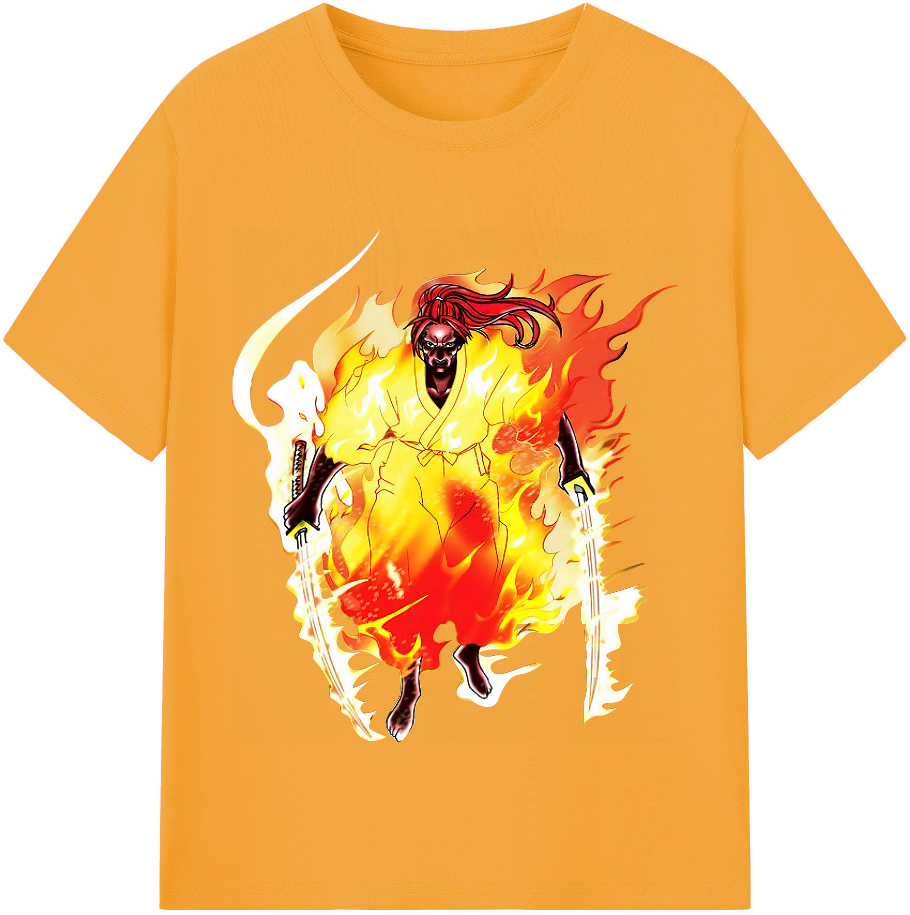 （画像用） 遊☆戯☆王 Yu-Gi-Oh! レディースカジュアルプリントTシャツ（綿100％）