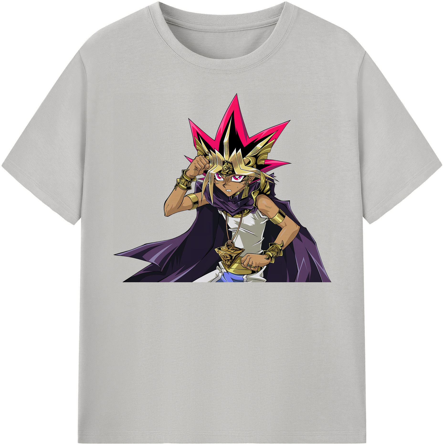 （画像用） 遊☆戯☆王 Yu-Gi-Oh! レディースカジュアルプリントTシャツ（綿100％）