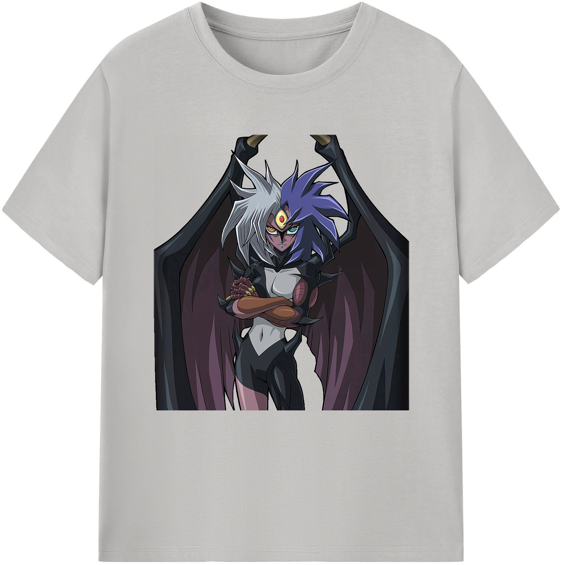 （画像用） 遊☆戯☆王 Yu-Gi-Oh! レディースカジュアルプリントTシャツ（綿100％）