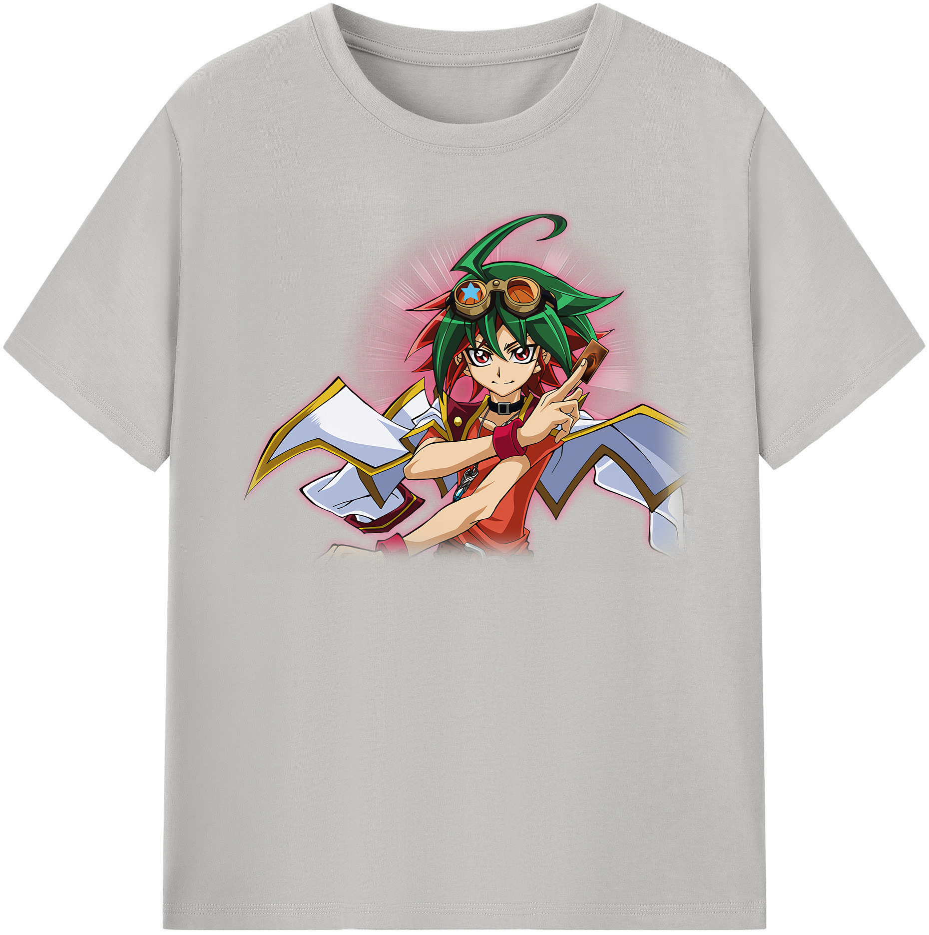 （画像用） 遊☆戯☆王 Yu-Gi-Oh! レディースカジュアルプリントTシャツ（綿100％）