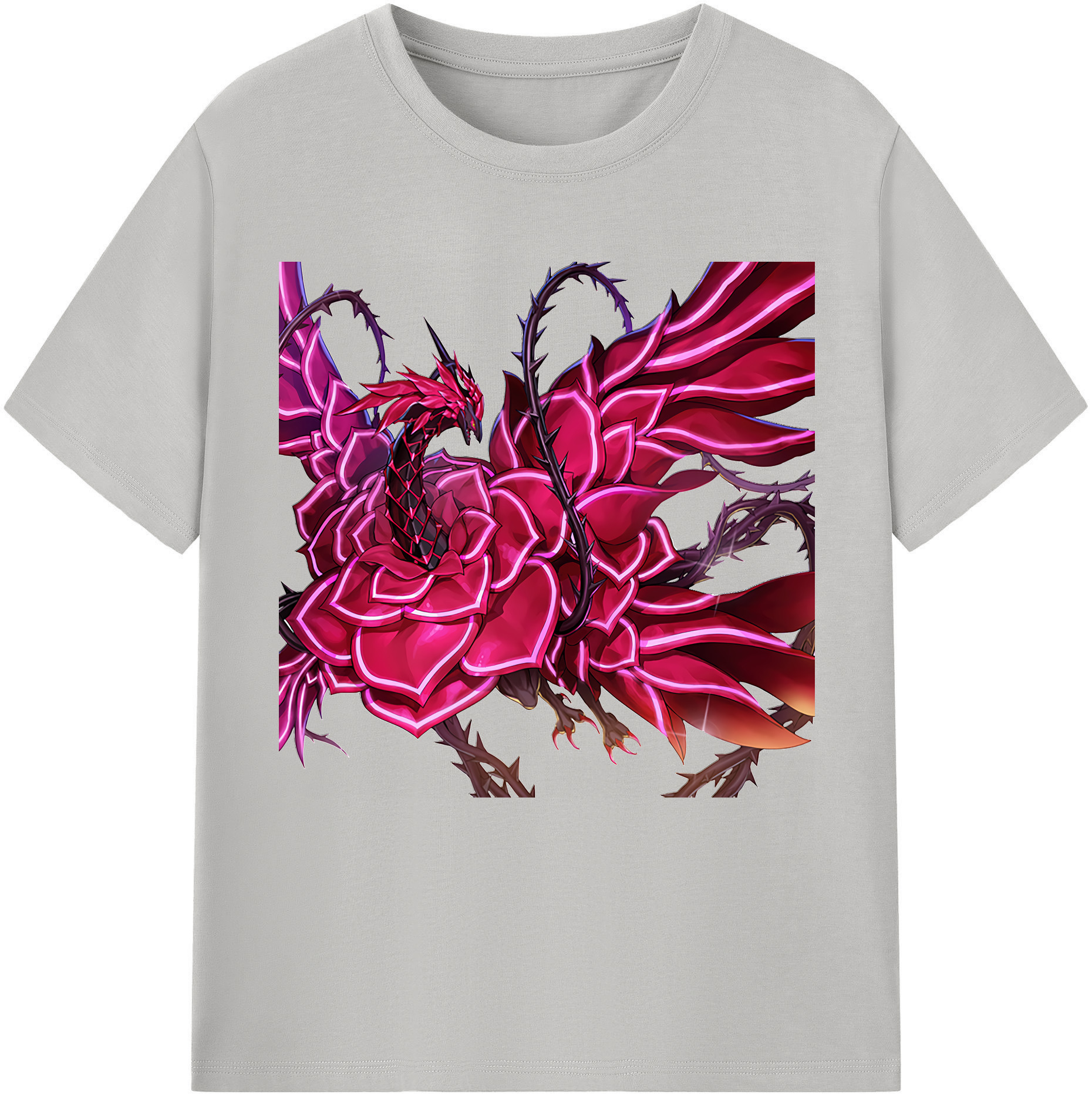 （画像用） 遊☆戯☆王 Yu-Gi-Oh! レディースカジュアルプリントTシャツ（綿100％）