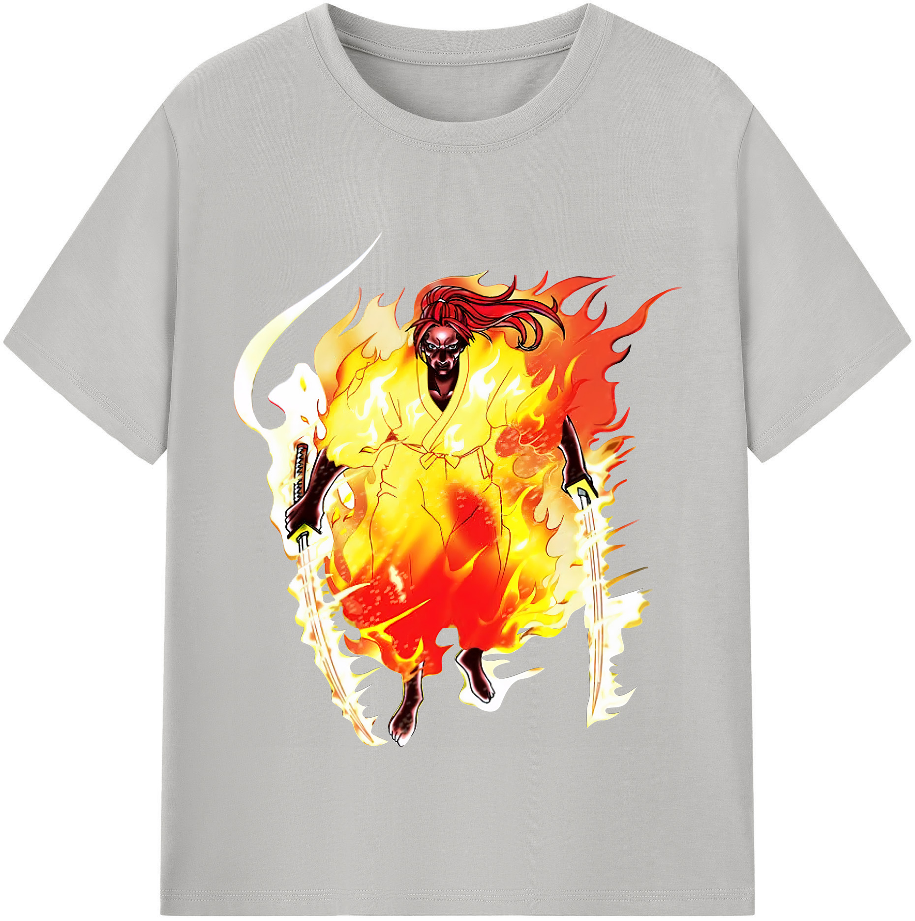 （画像用） 遊☆戯☆王 Yu-Gi-Oh! レディースカジュアルプリントTシャツ（綿100％）
