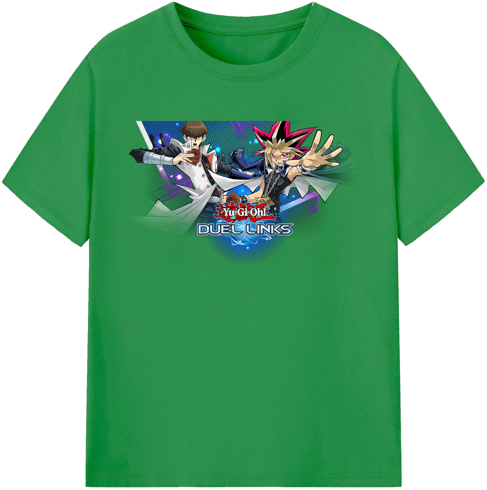 （画像用） 遊☆戯☆王 Yu-Gi-Oh! レディースカジュアルプリントTシャツ（綿100％）