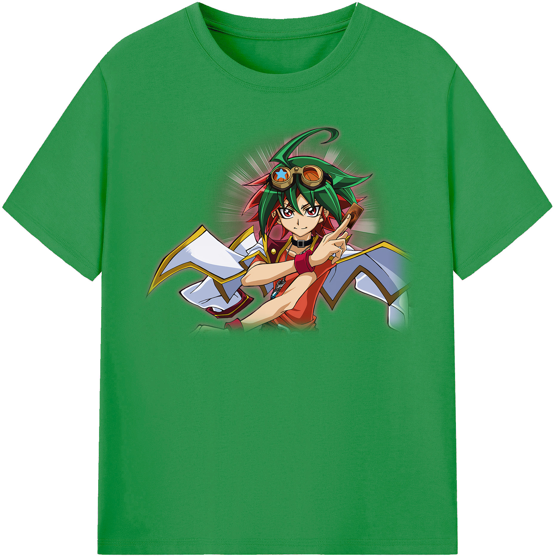 （画像用） 遊☆戯☆王 Yu-Gi-Oh! レディースカジュアルプリントTシャツ（綿100％）