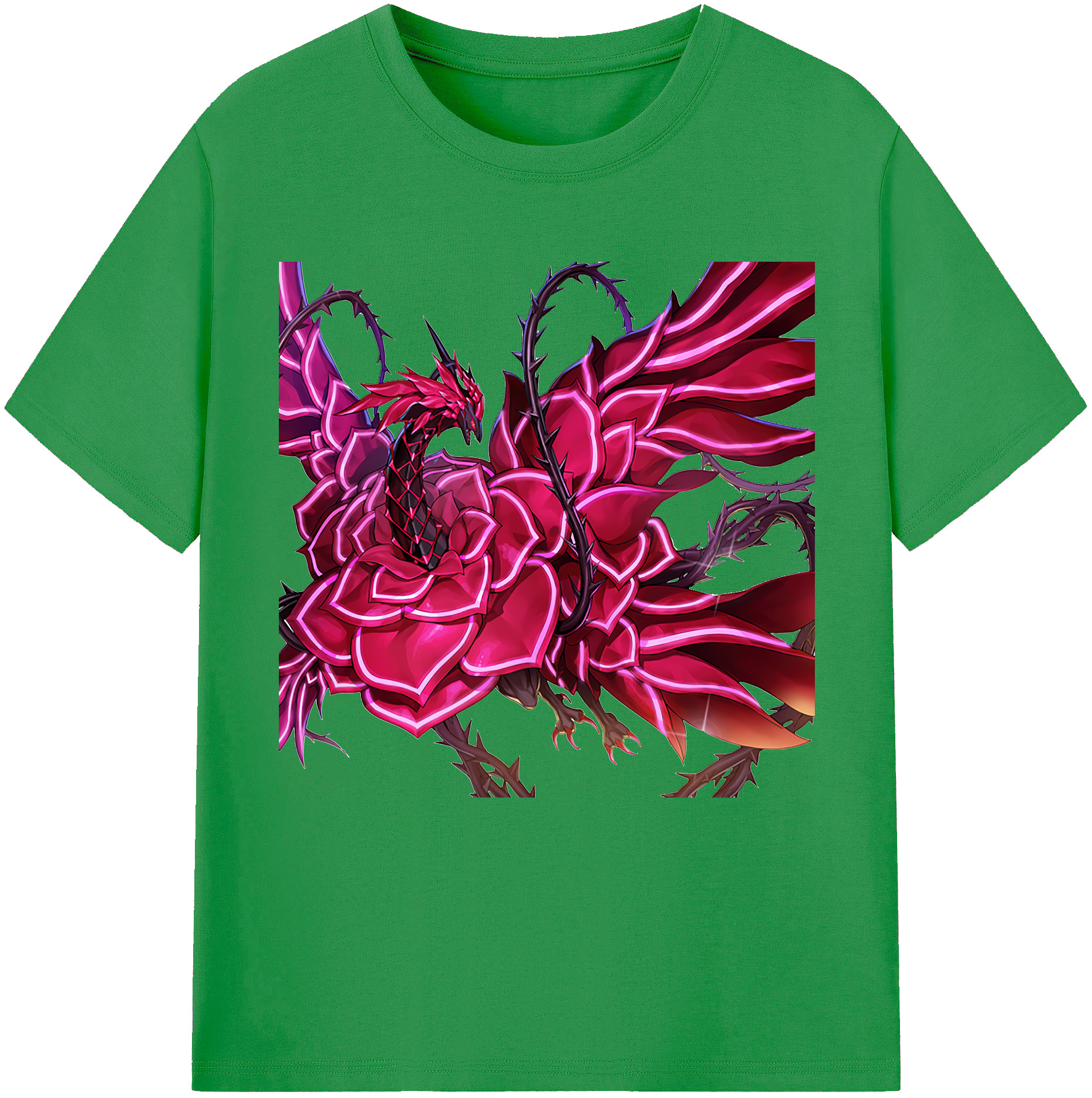 （画像用） 遊☆戯☆王 Yu-Gi-Oh! レディースカジュアルプリントTシャツ（綿100％）