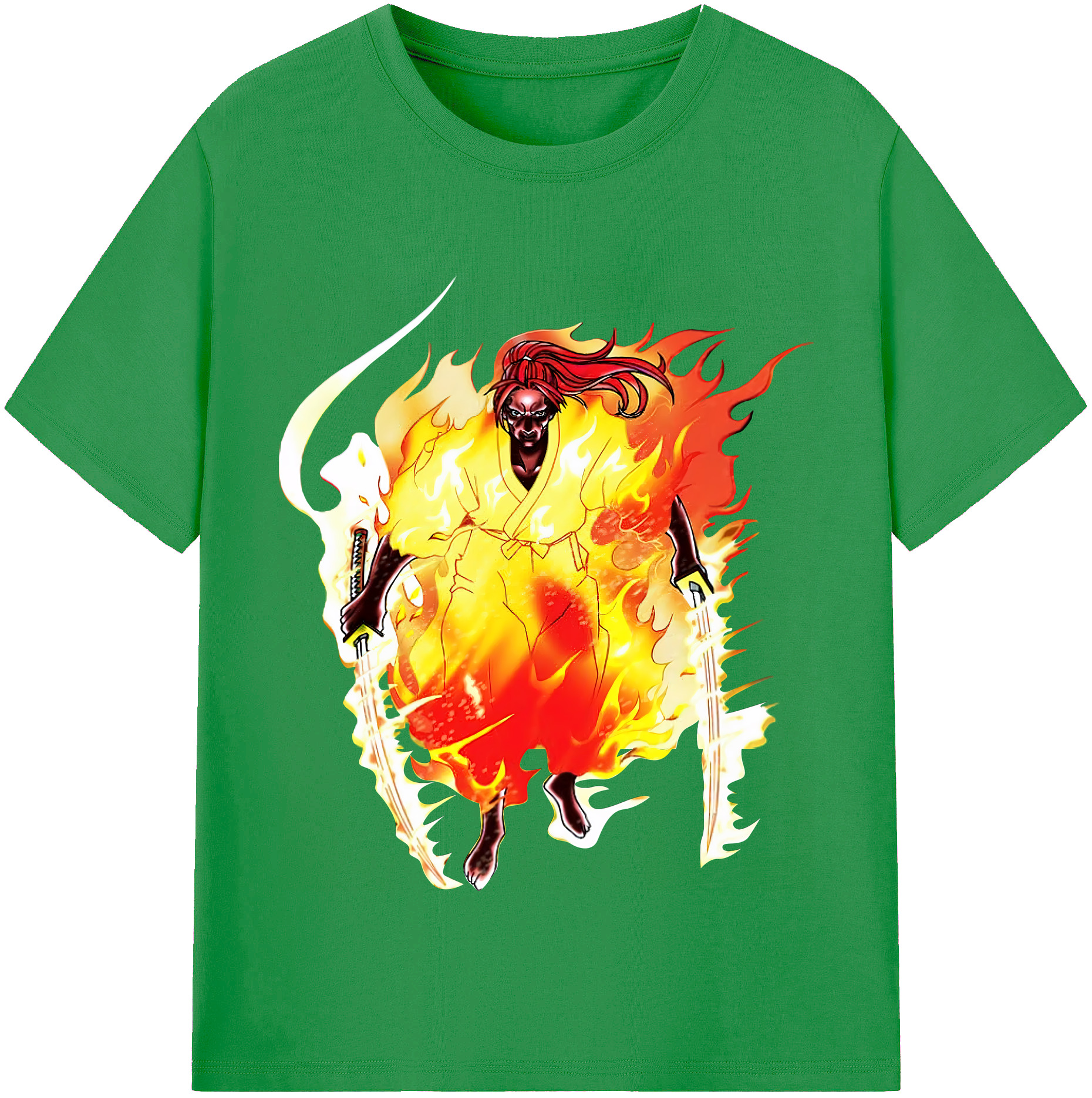 （画像用） 遊☆戯☆王 Yu-Gi-Oh! レディースカジュアルプリントTシャツ（綿100％）