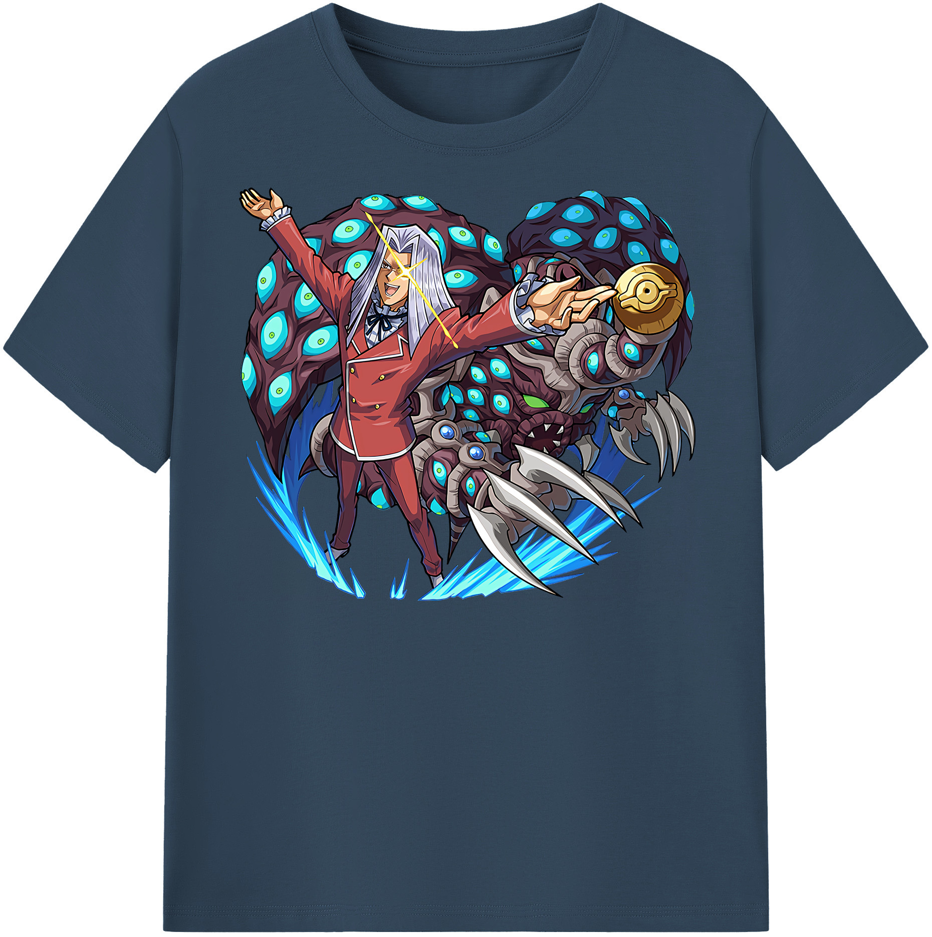 （画像用） 遊☆戯☆王 Yu-Gi-Oh! レディースカジュアルプリントTシャツ（綿100％）