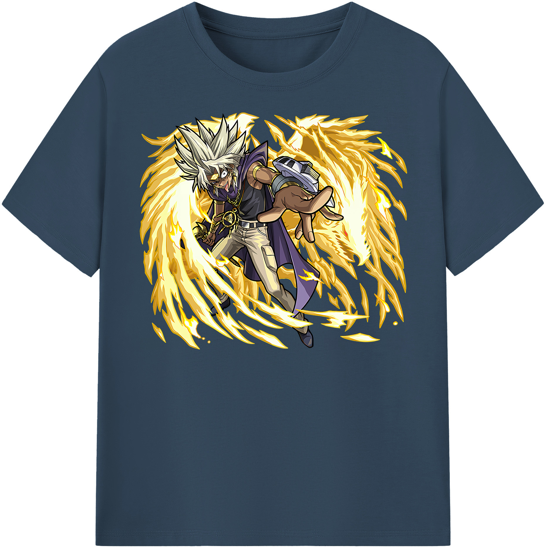 （画像用） 遊☆戯☆王 Yu-Gi-Oh! レディースカジュアルプリントTシャツ（綿100％）