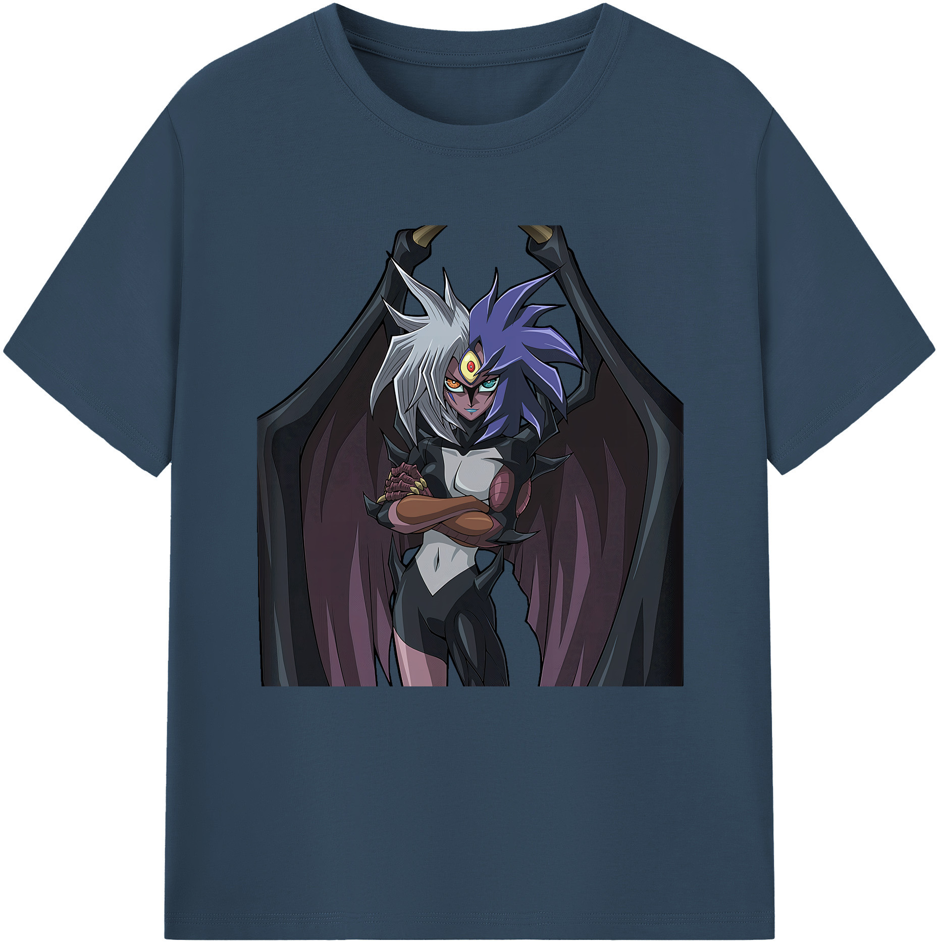 （画像用） 遊☆戯☆王 Yu-Gi-Oh! レディースカジュアルプリントTシャツ（綿100％）