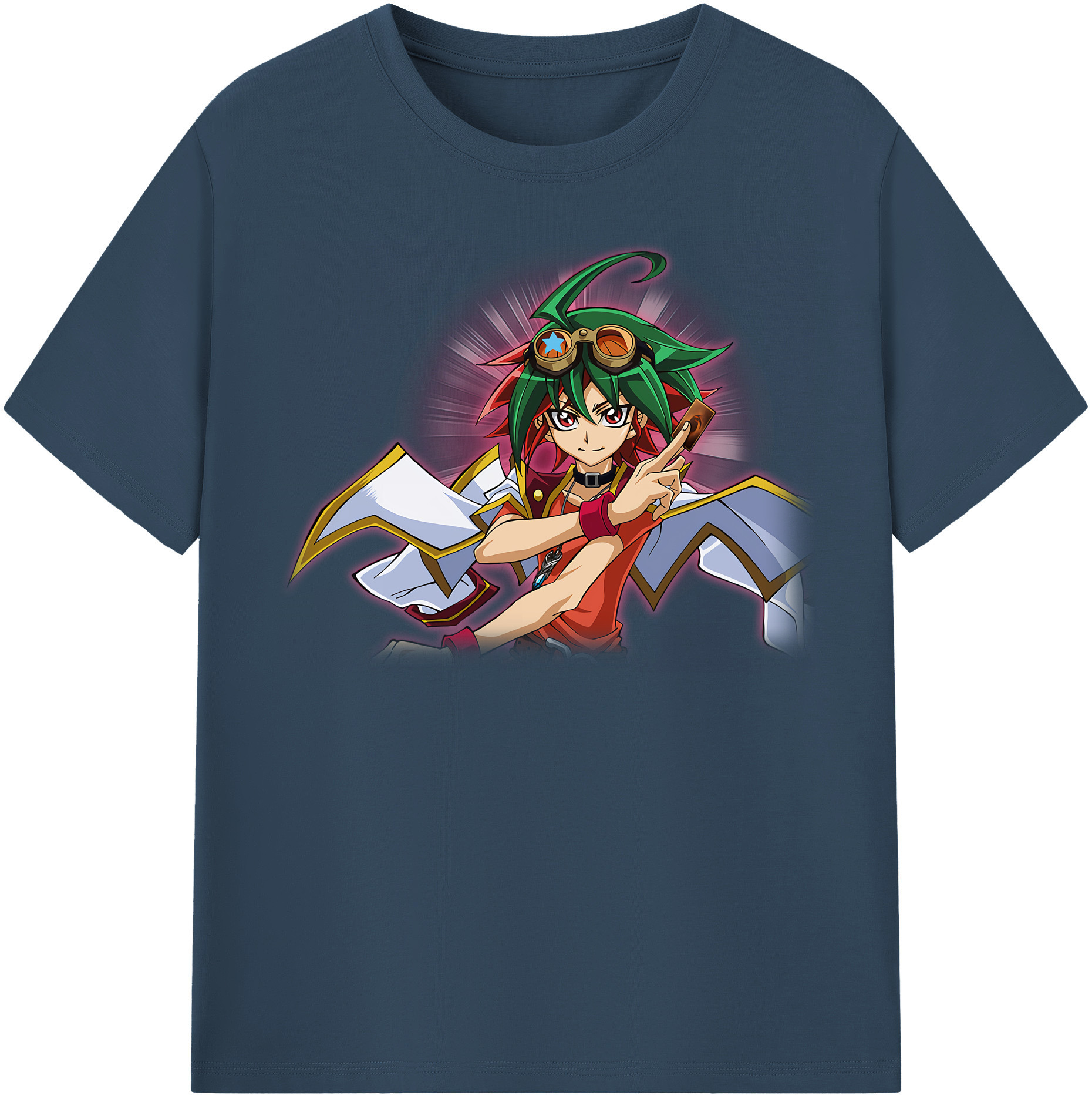 （画像用） 遊☆戯☆王 Yu-Gi-Oh! レディースカジュアルプリントTシャツ（綿100％）