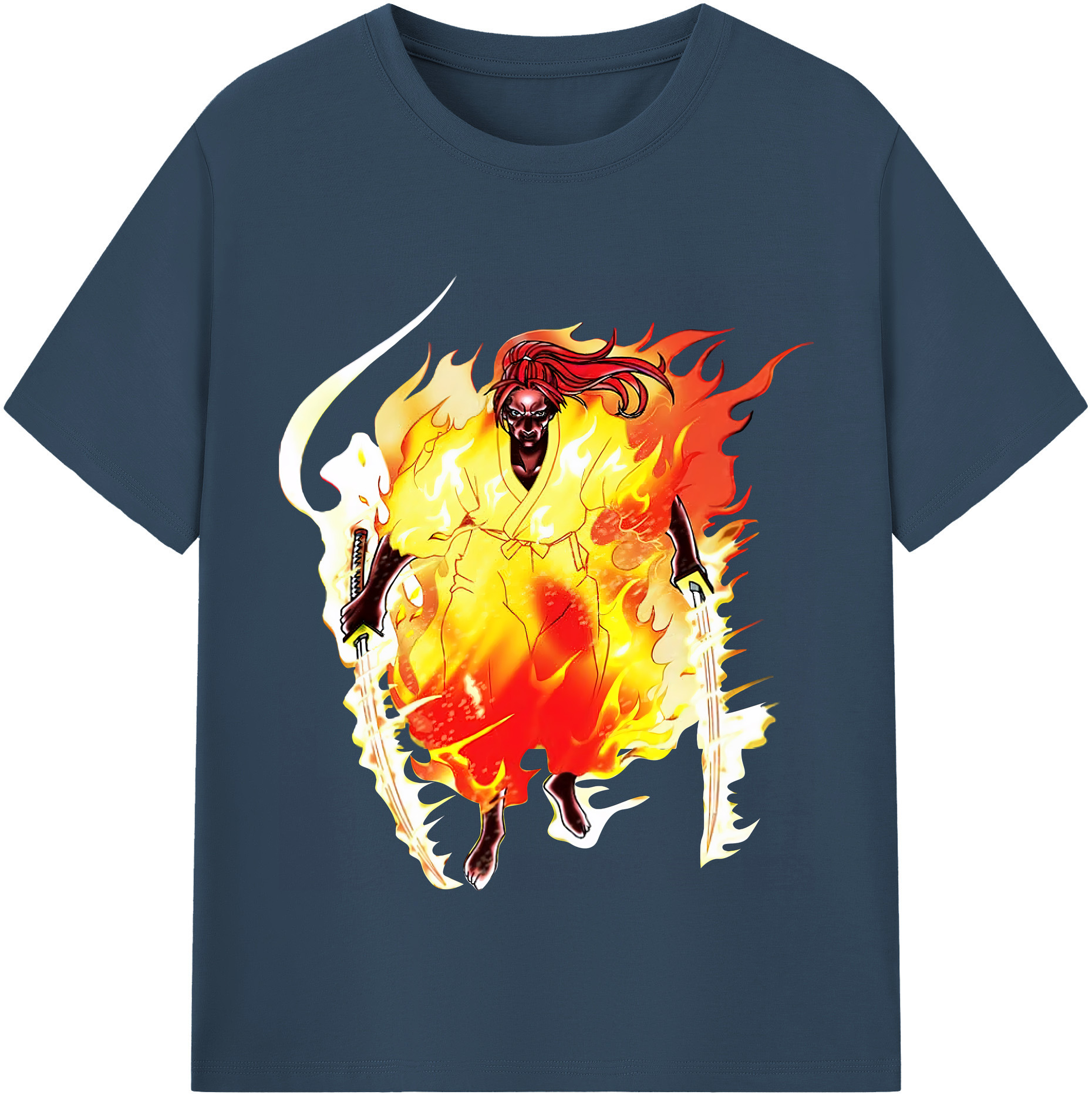 （画像用） 遊☆戯☆王 Yu-Gi-Oh! レディースカジュアルプリントTシャツ（綿100％）