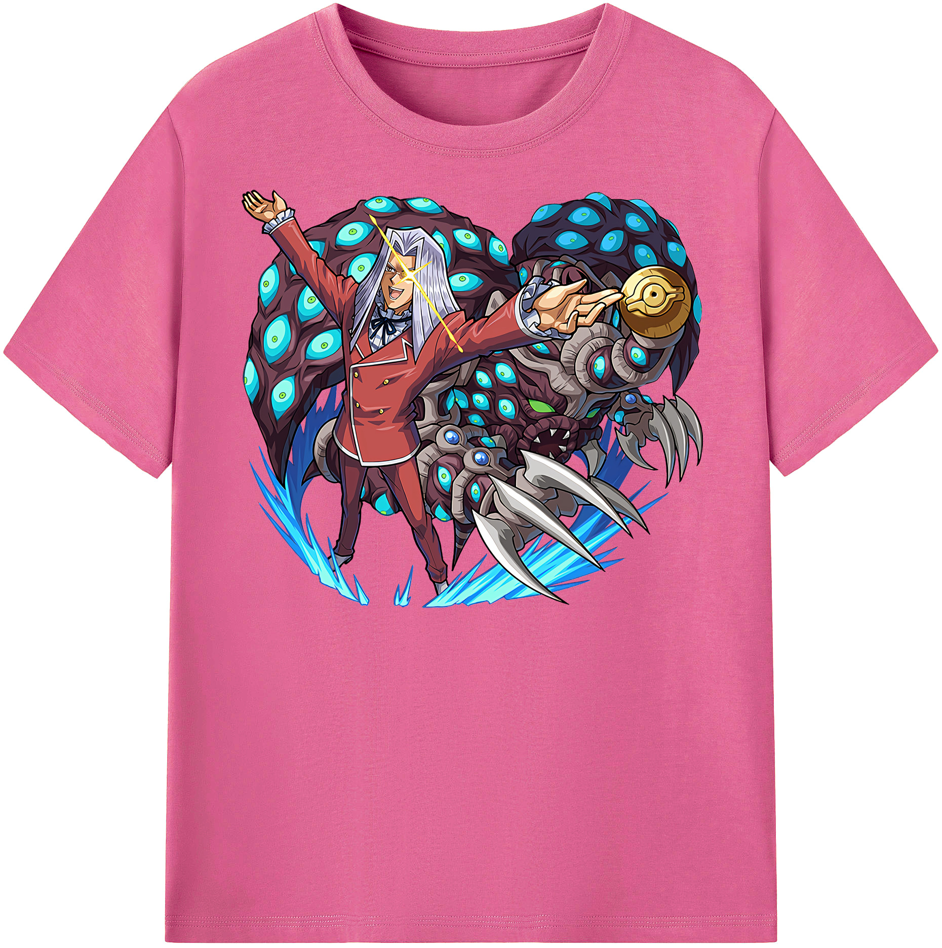 （画像用） 遊☆戯☆王 Yu-Gi-Oh! レディースカジュアルプリントTシャツ（綿100％）