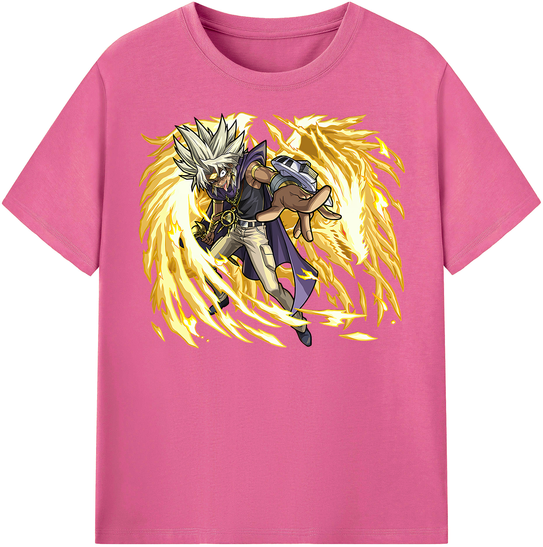 （画像用） 遊☆戯☆王 Yu-Gi-Oh! レディースカジュアルプリントTシャツ（綿100％）